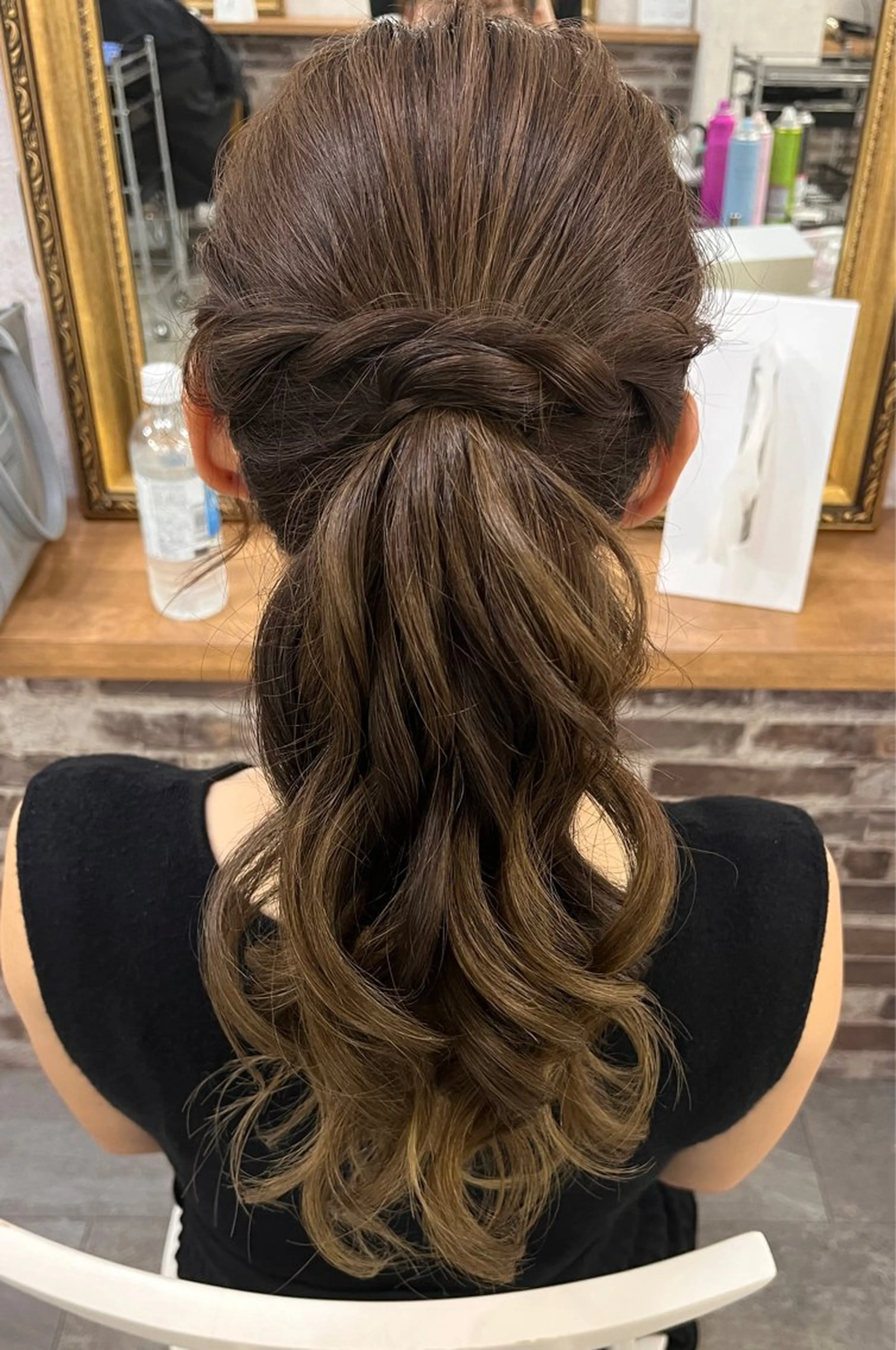 ヘアアレンジ ポニーテール 鈴木 芽香のその他イメージ