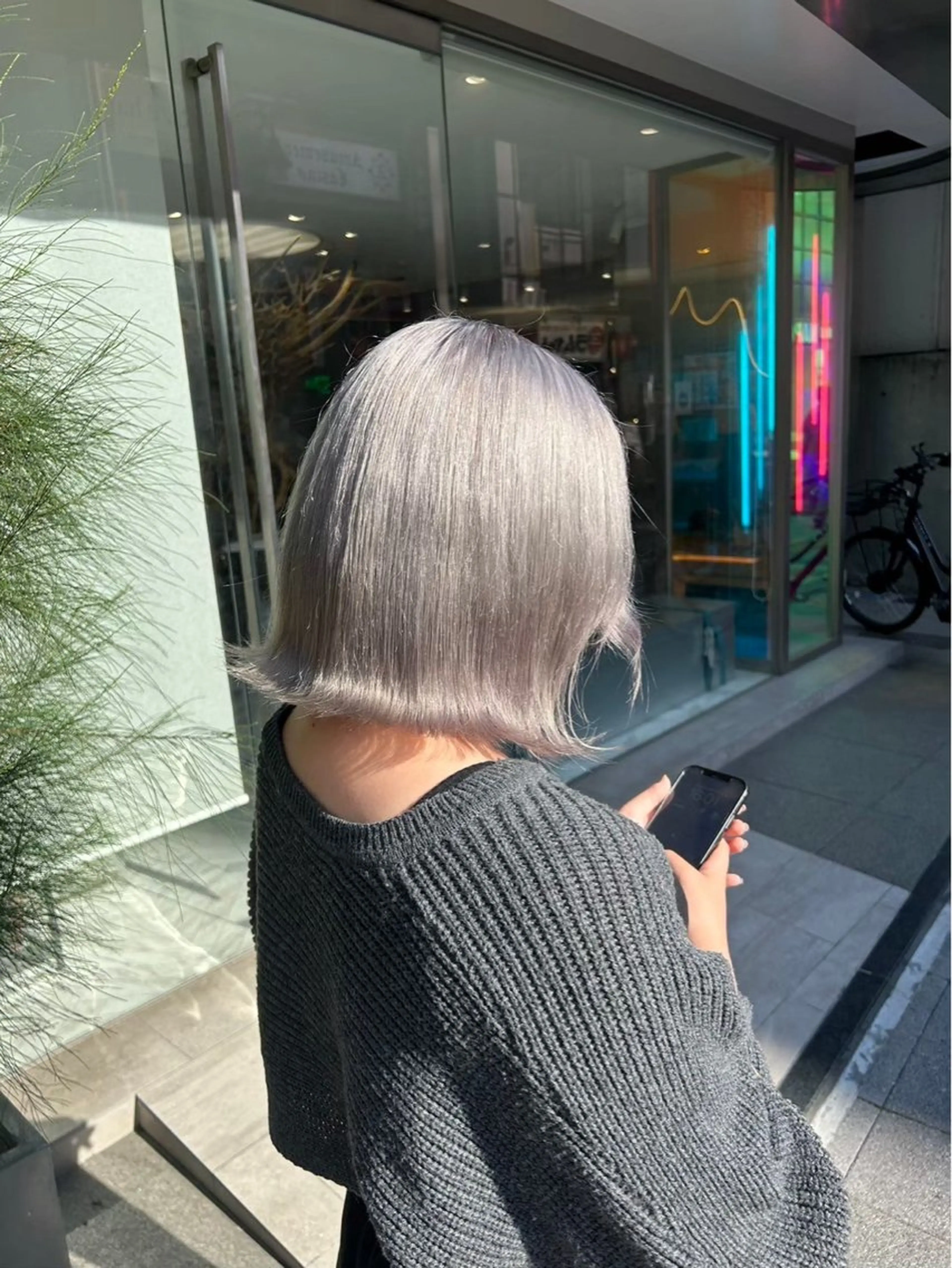 ショート カラー カット ヘアカラー 冬っぽカラー/ マツエク/ゆきなのマツエク・マツパデザイン