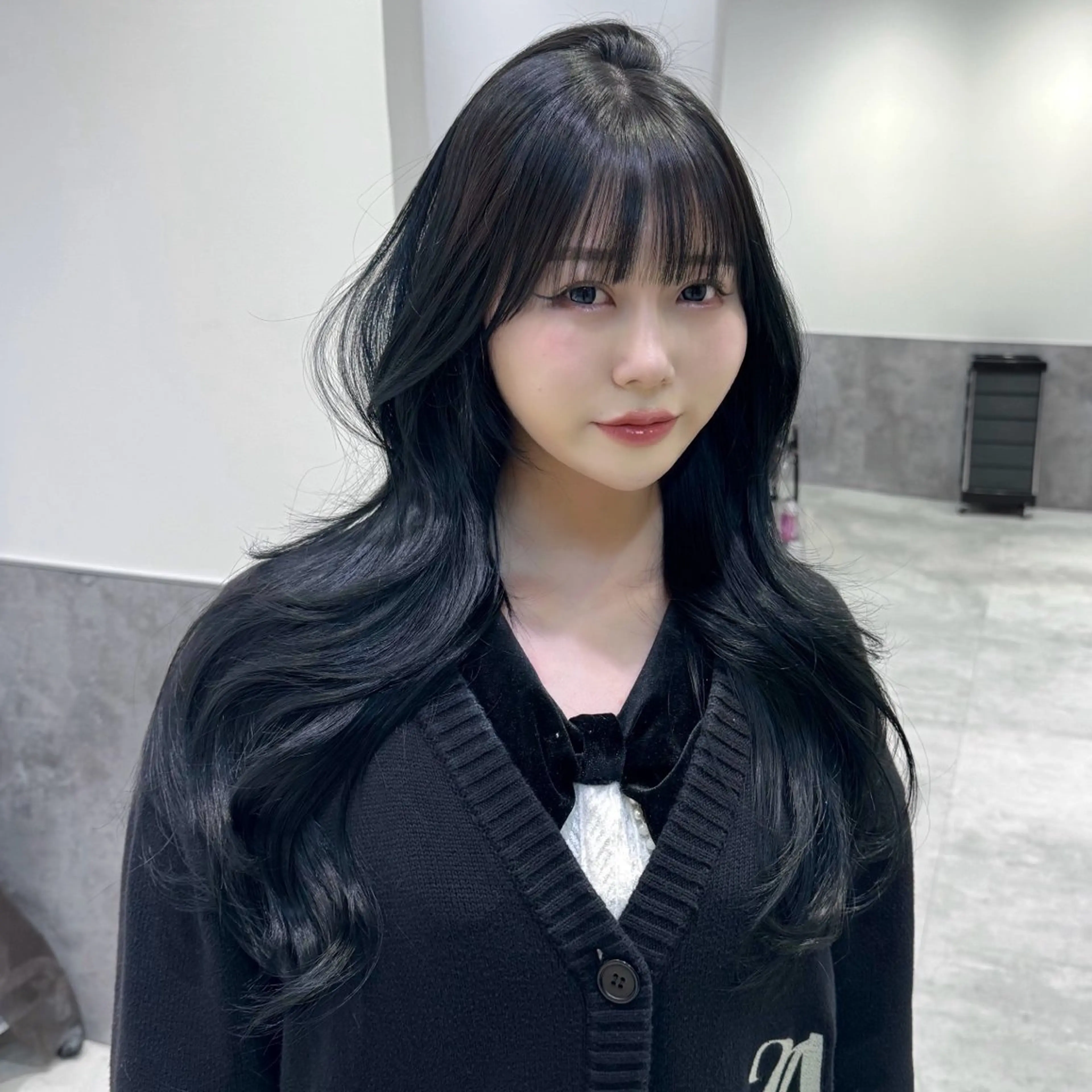 ロング カラー 透明感カラー 韓国風ヘア レイヤーカット GO TODAY 原宿Verno店所属・韓国系支持率No.1 レイヤー特化/きょうのヘアスタイル