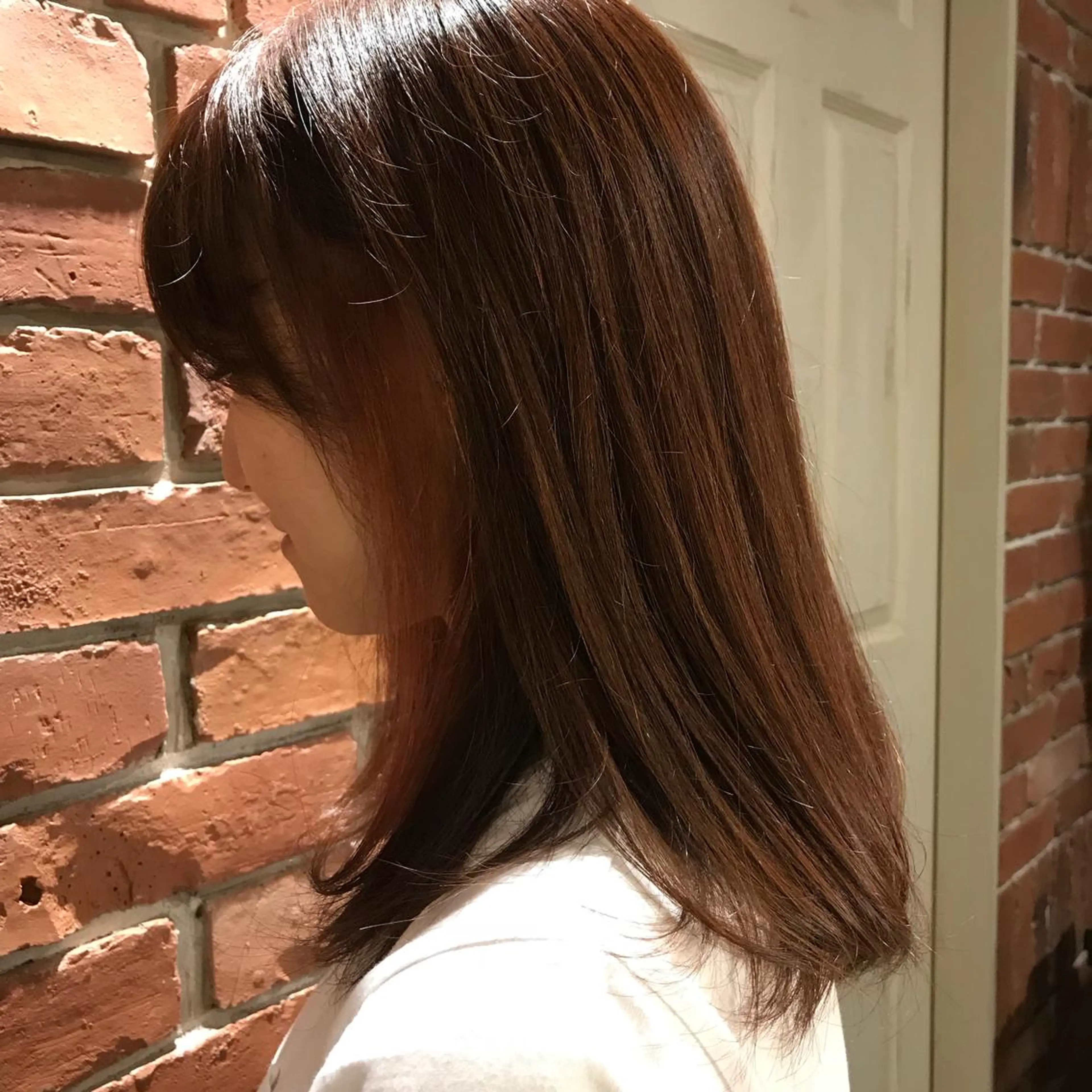 セミロング カラー ブリーチ ピンクカラー moon  ticobrae所属・こくしょう れいかのヘアスタイル