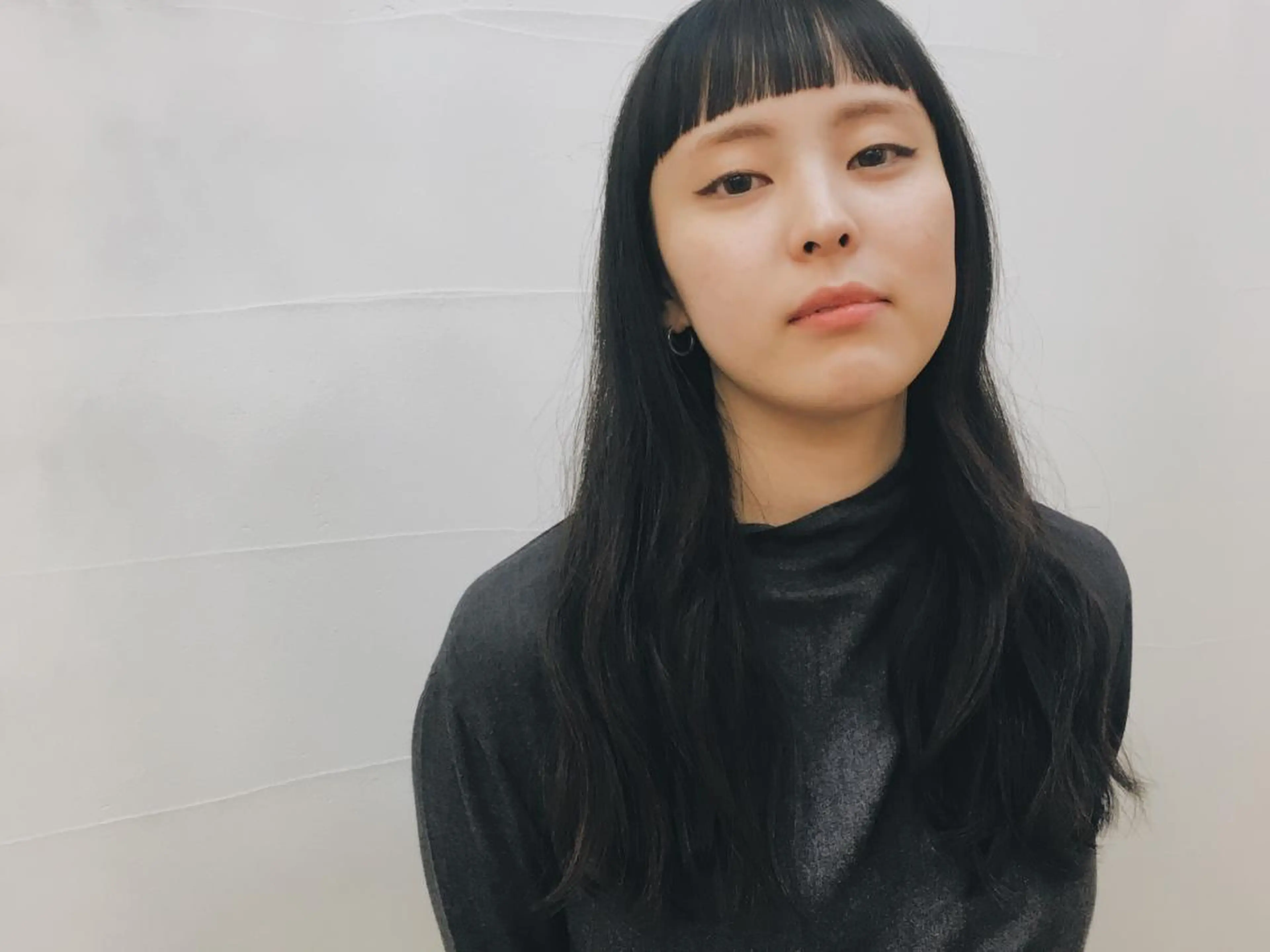 ロング 高森 真凜のヘアスタイル