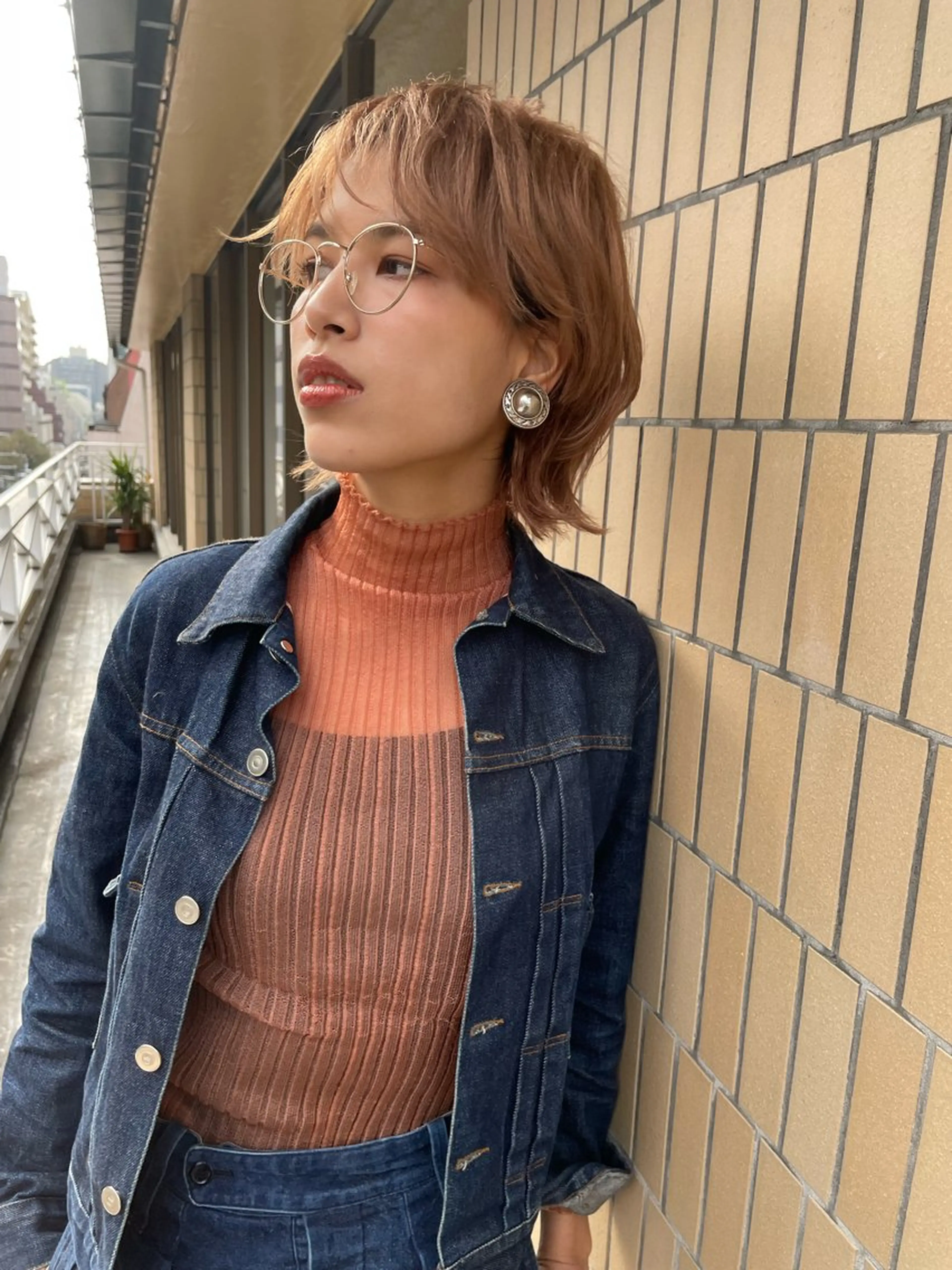 ショート カラー カット ヘアカラー トリートメント ショート/ボブ/ 心斎橋/宮脇美奈のヘアスタイル