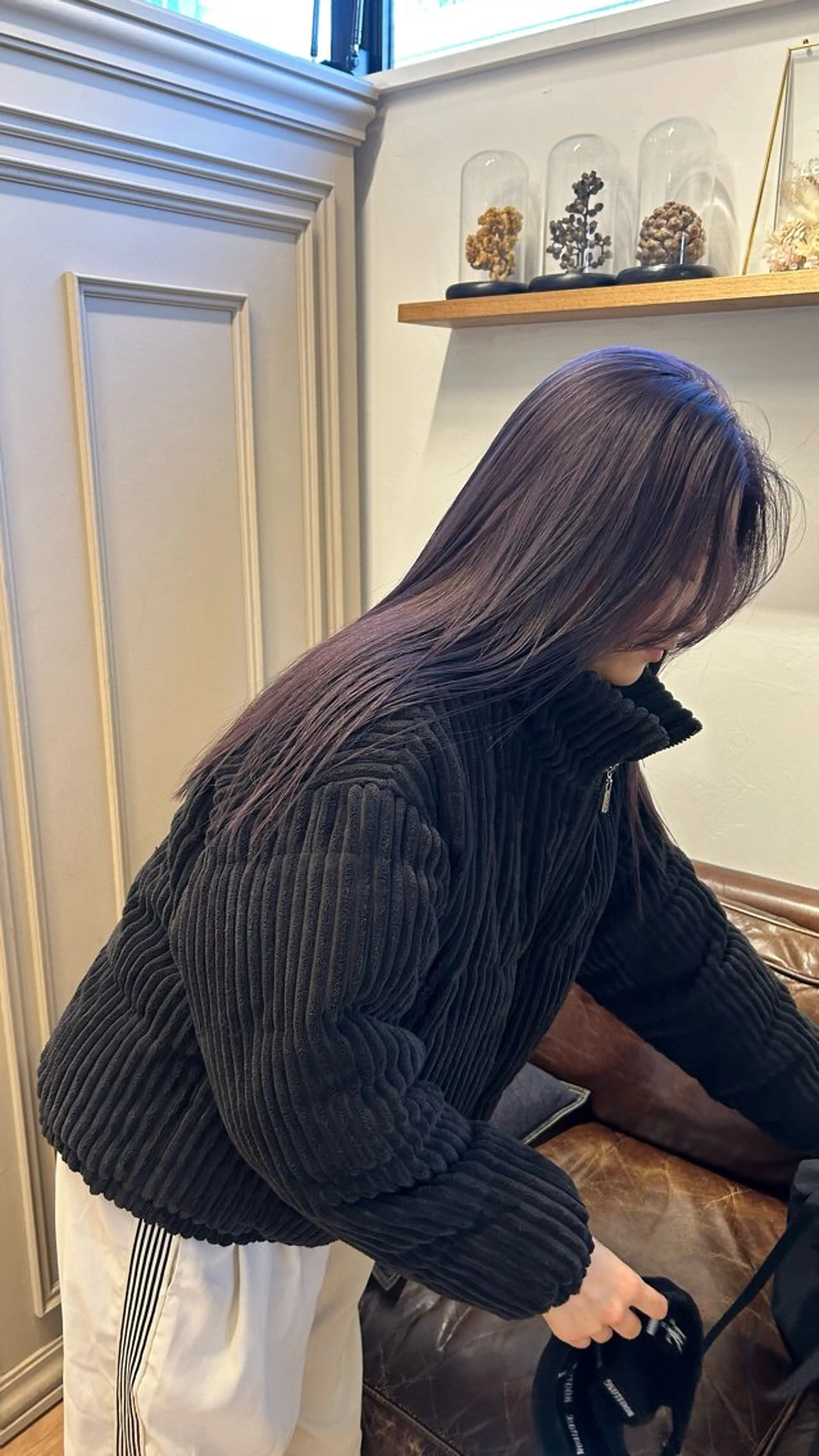 ロング カラー ヘアカラー トリートメント じゅわっと暖色カラー 🍊Moemiのヘアスタイル