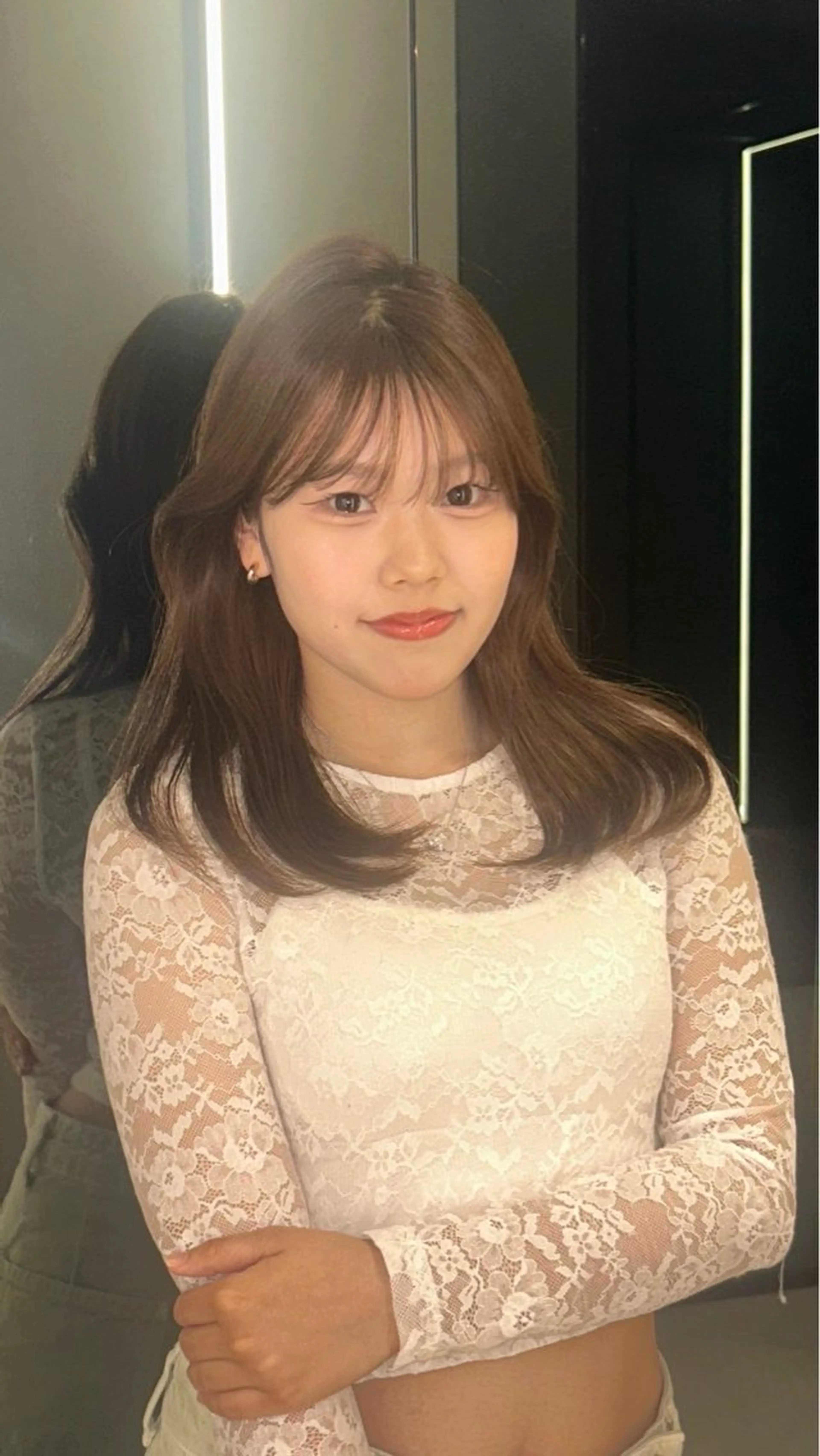 セミロング 幸 こころのヘアスタイル