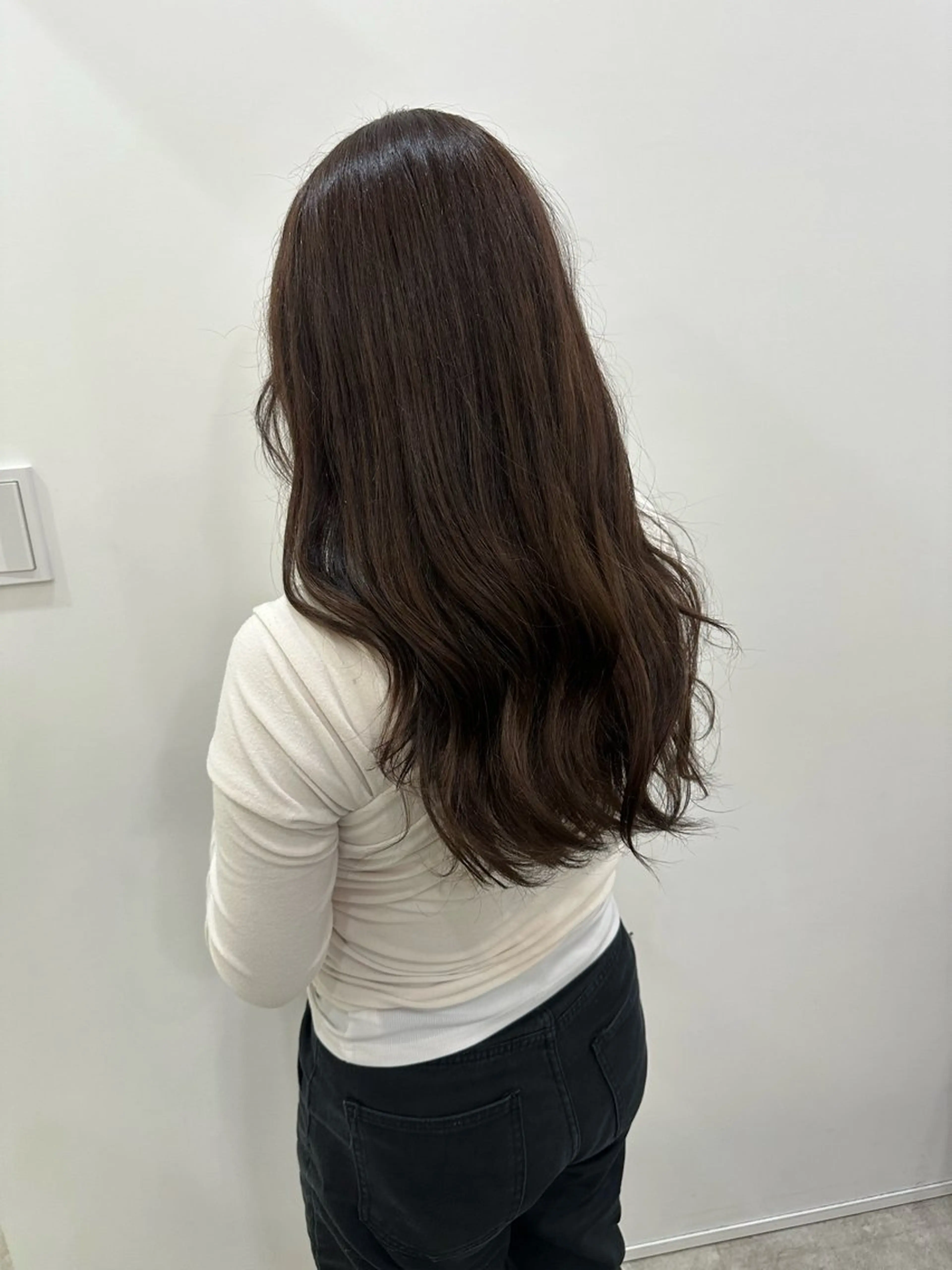 ロング カラー カット ヘアカラー レイヤー/ナチュラル 💐nao.のヘアスタイル