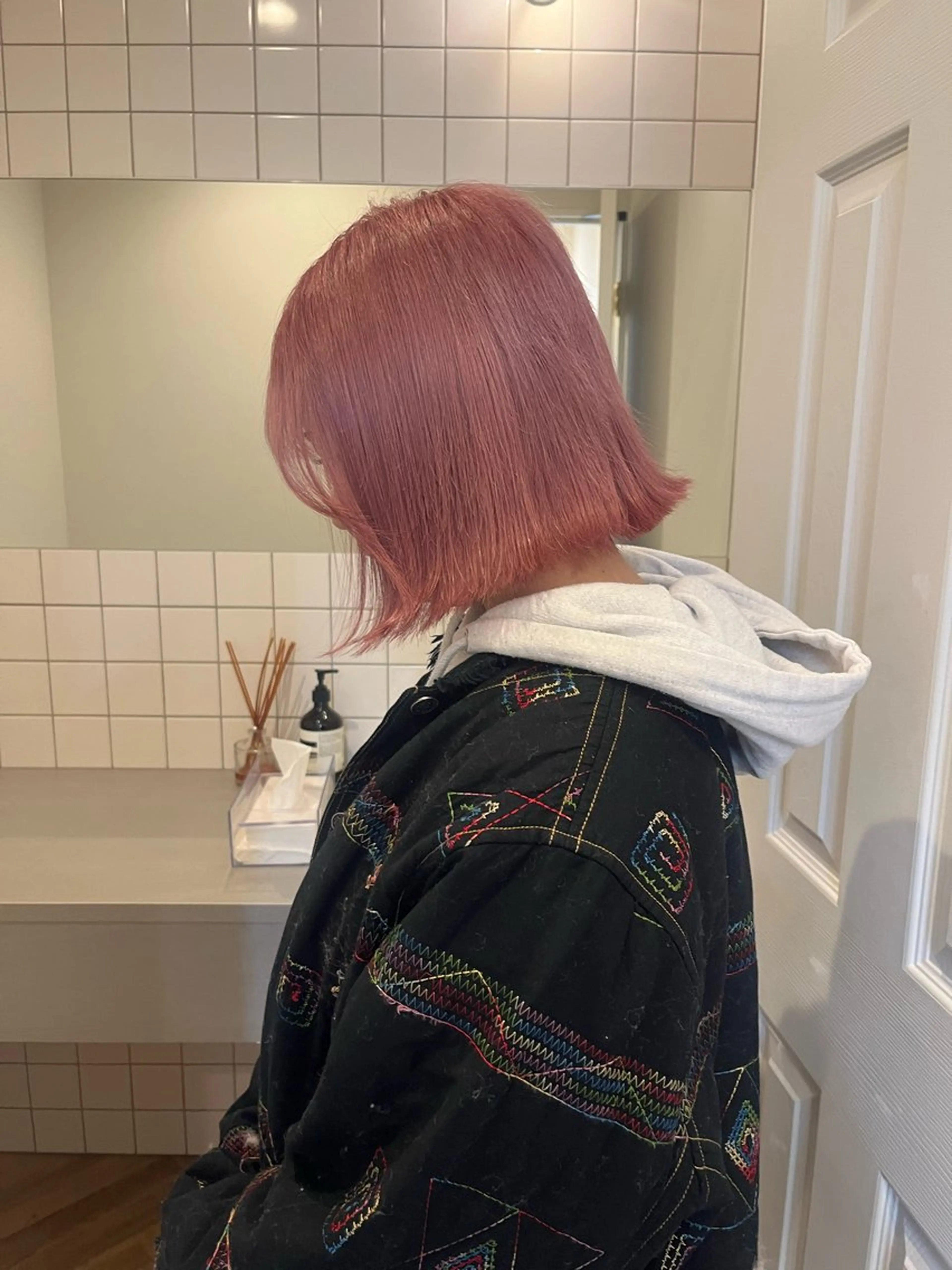 カラー yuka/ロング/ レイヤーカットモデルのヘアスタイル