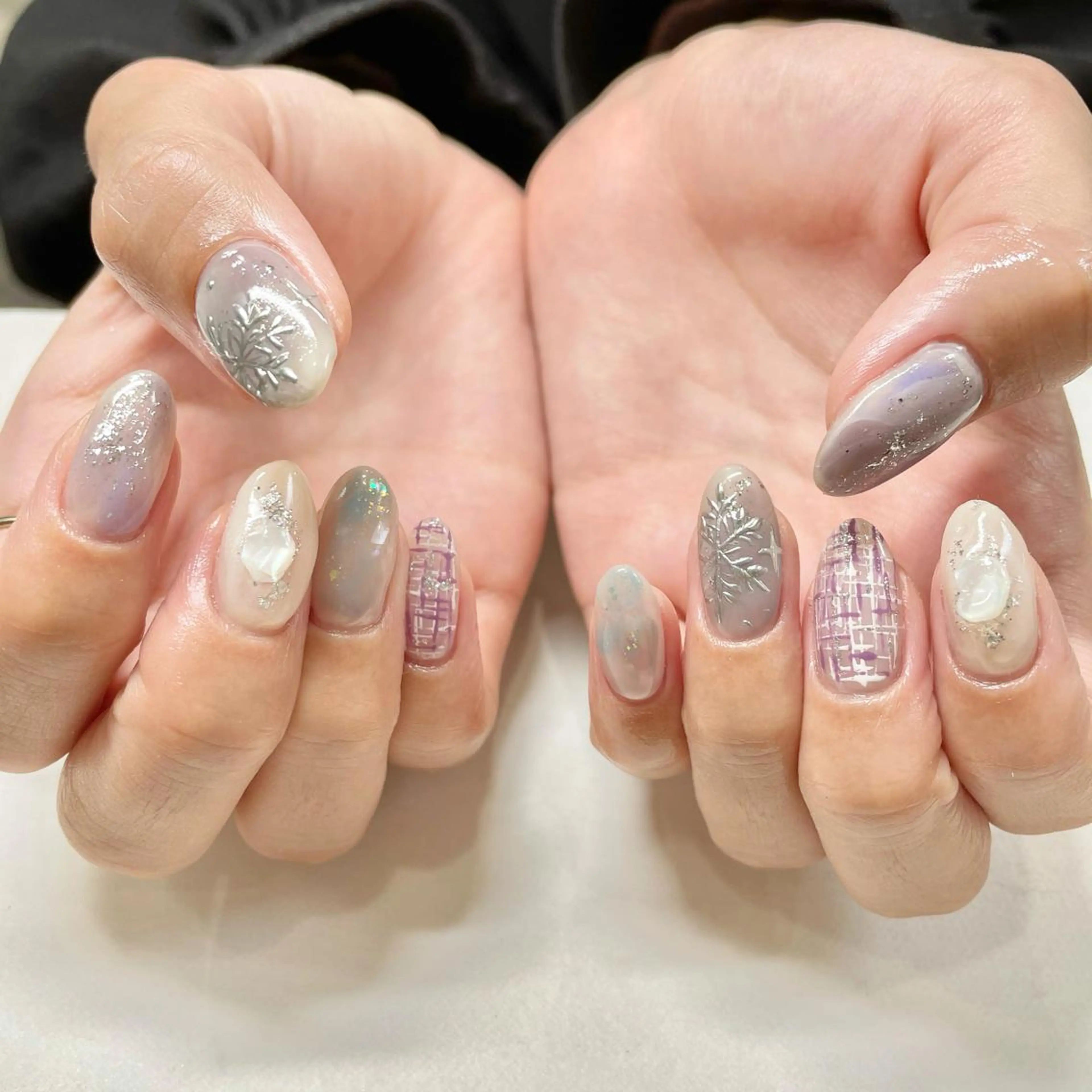 ネイル ニュアンスネイル ハンドネイル 🎀AYAKO 🎀中韓ネイルのネイルデザイン