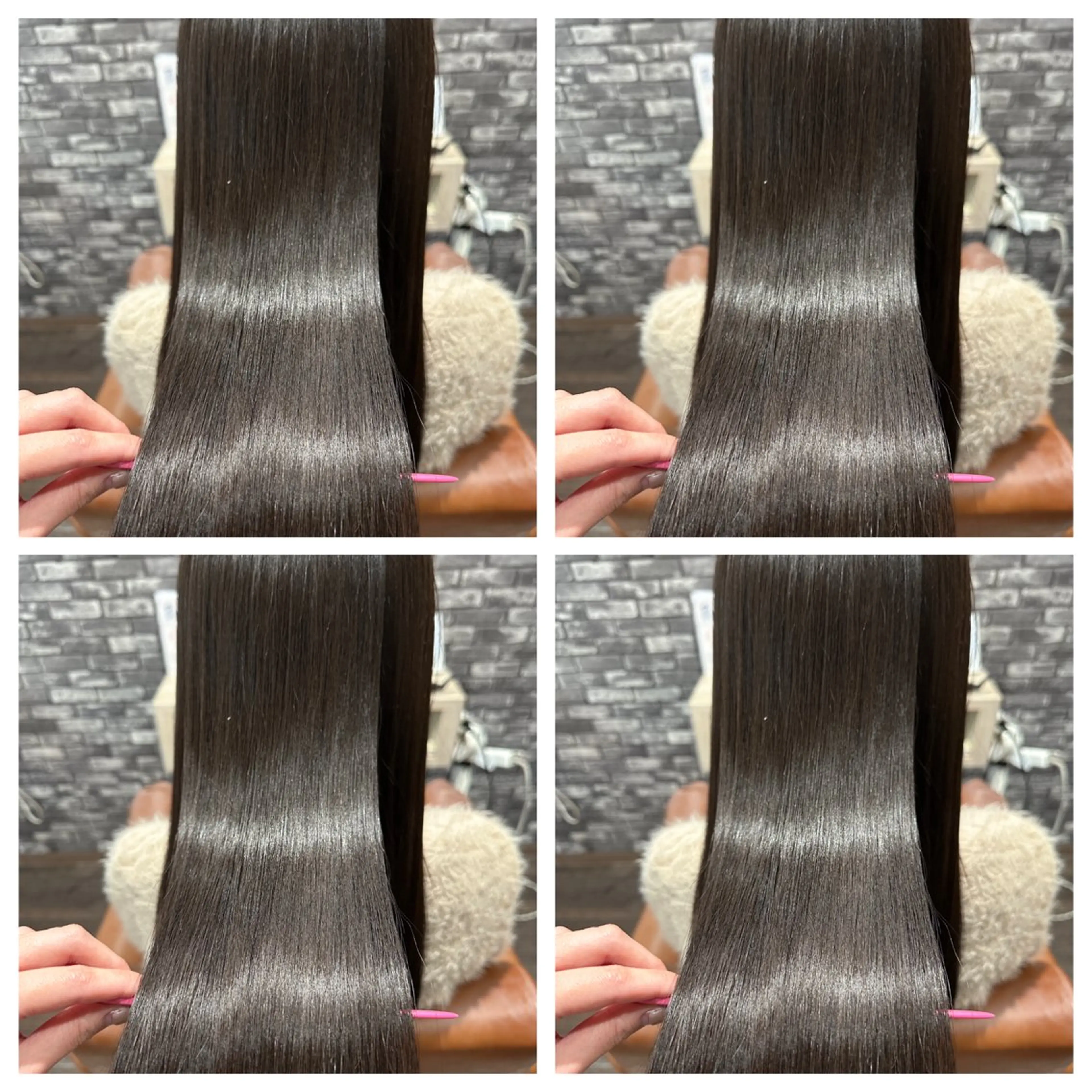 セミロング 縮毛矯正 トリートメント 🎀推し活ヘアー🎀 Yuuna🐰💖のヘアスタイル