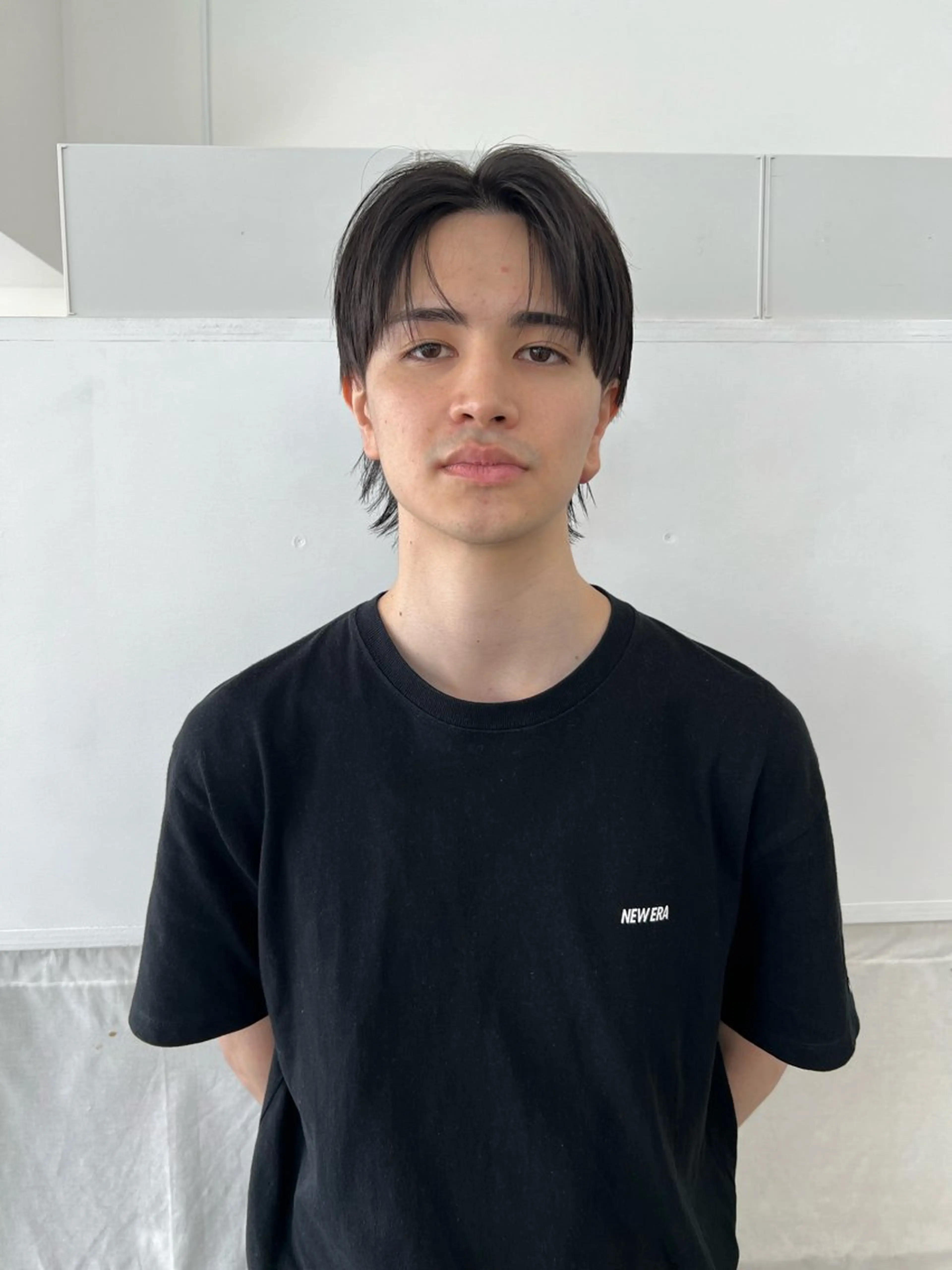 ミディアム メンズ メンズウルフカット ウルフカット 表参道メンズカット hikariのヘアスタイル