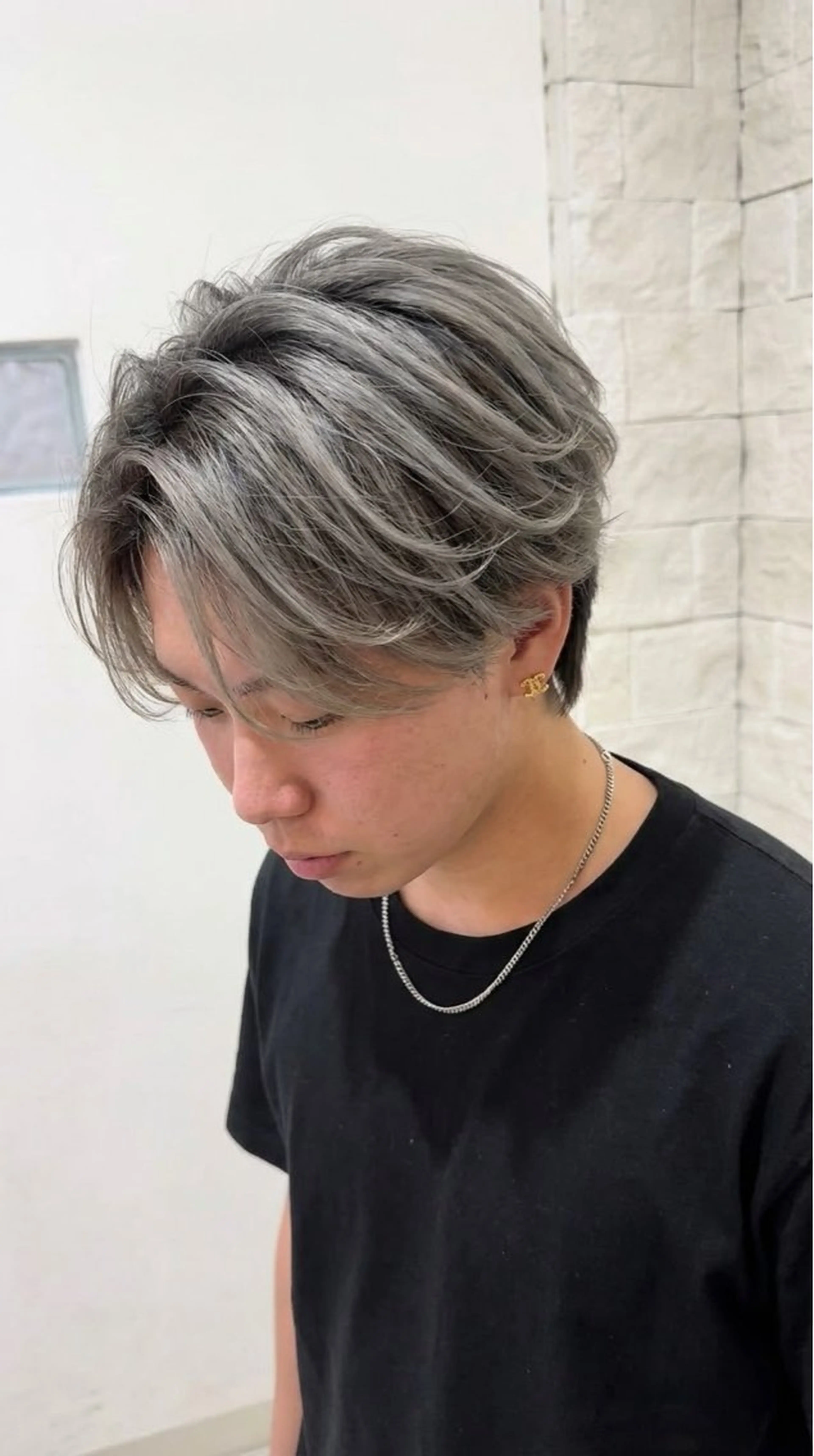 メンズバレイヤージュ(カットなし)の写真