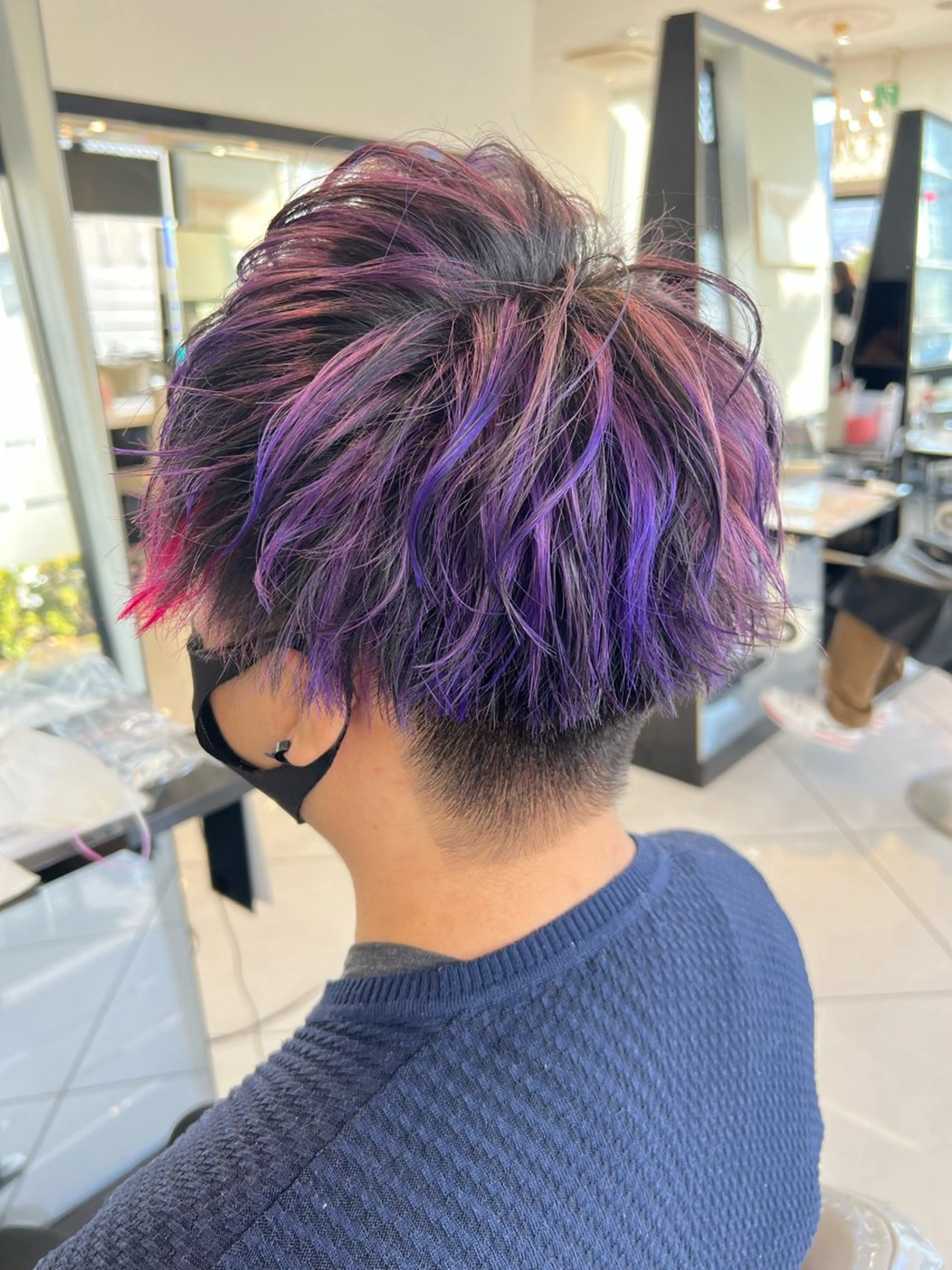 カラー メンズ カット パーマ 【ショート／カラー】 小野隼広のヘアスタイル