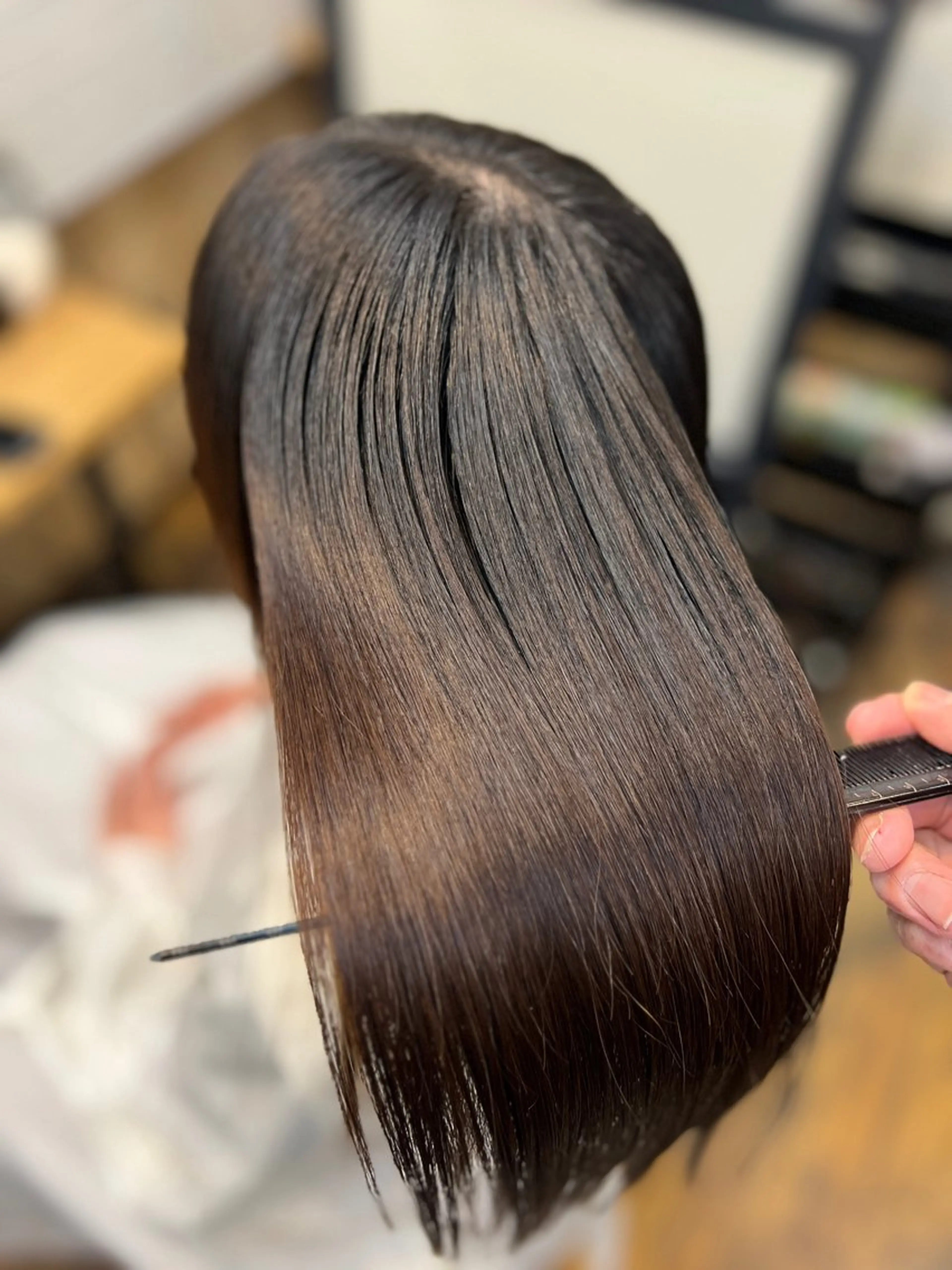 セミロング Salowin銀座suite店所属・美髪縮毛矯正/髪質 改善カラー/寺倉海人のヘアスタイル