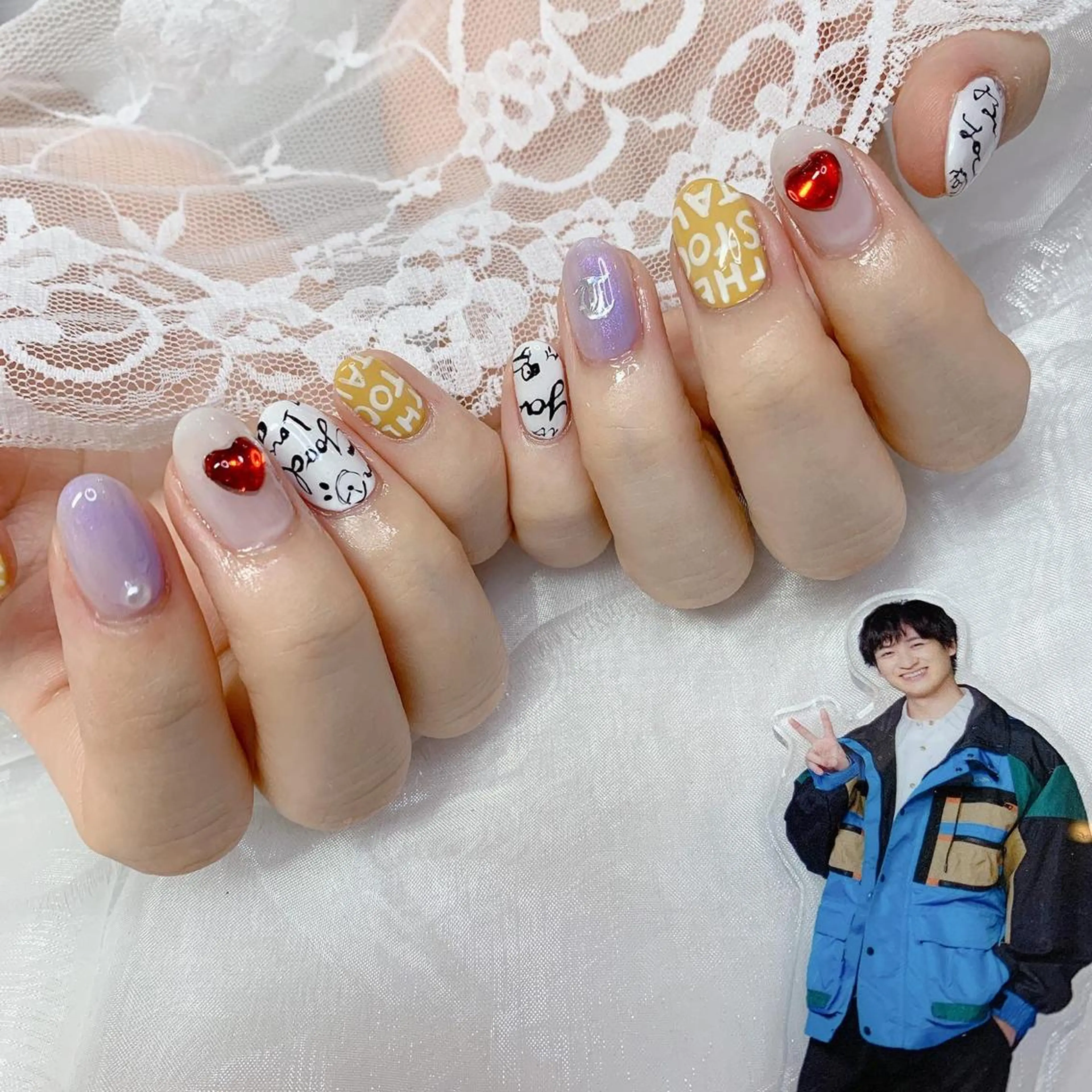 ネイル ハンドネイル La neige* yuki 🥯🍑のネイルデザイン