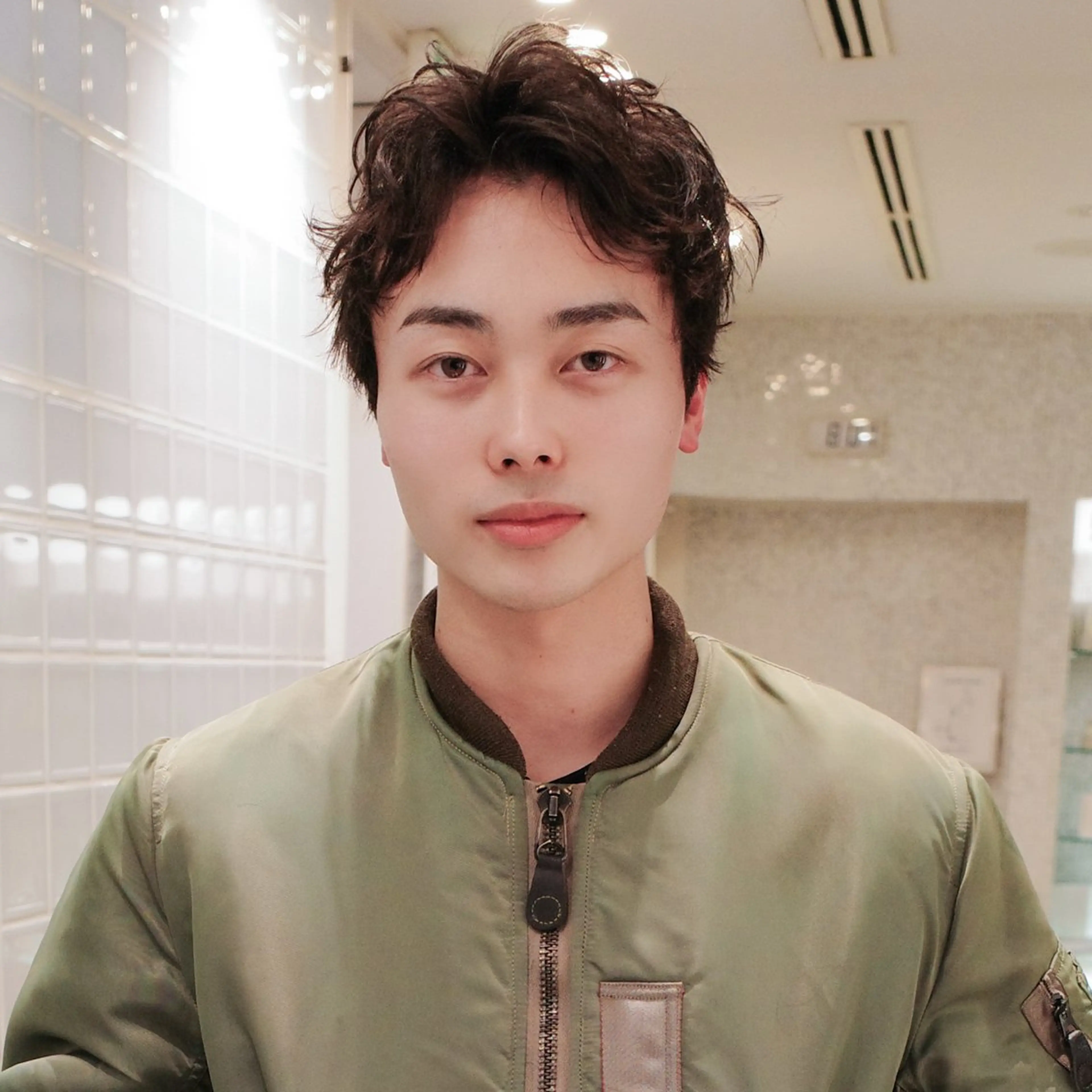 ショート パーマ メンズ カット ヘアカラー パーマ トリートメント 栄/矢場町 三井太朗のヘアスタイル