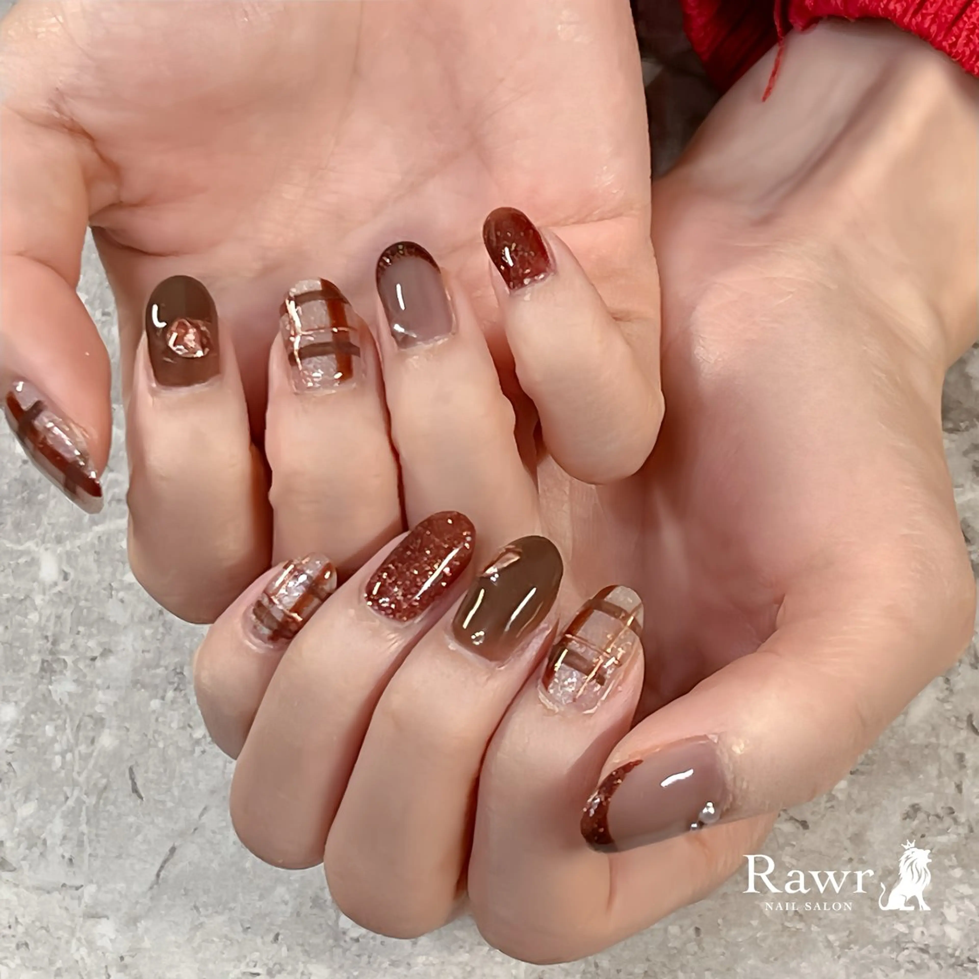 ネイル ハンドネイル Rawr / saoriのネイルデザイン