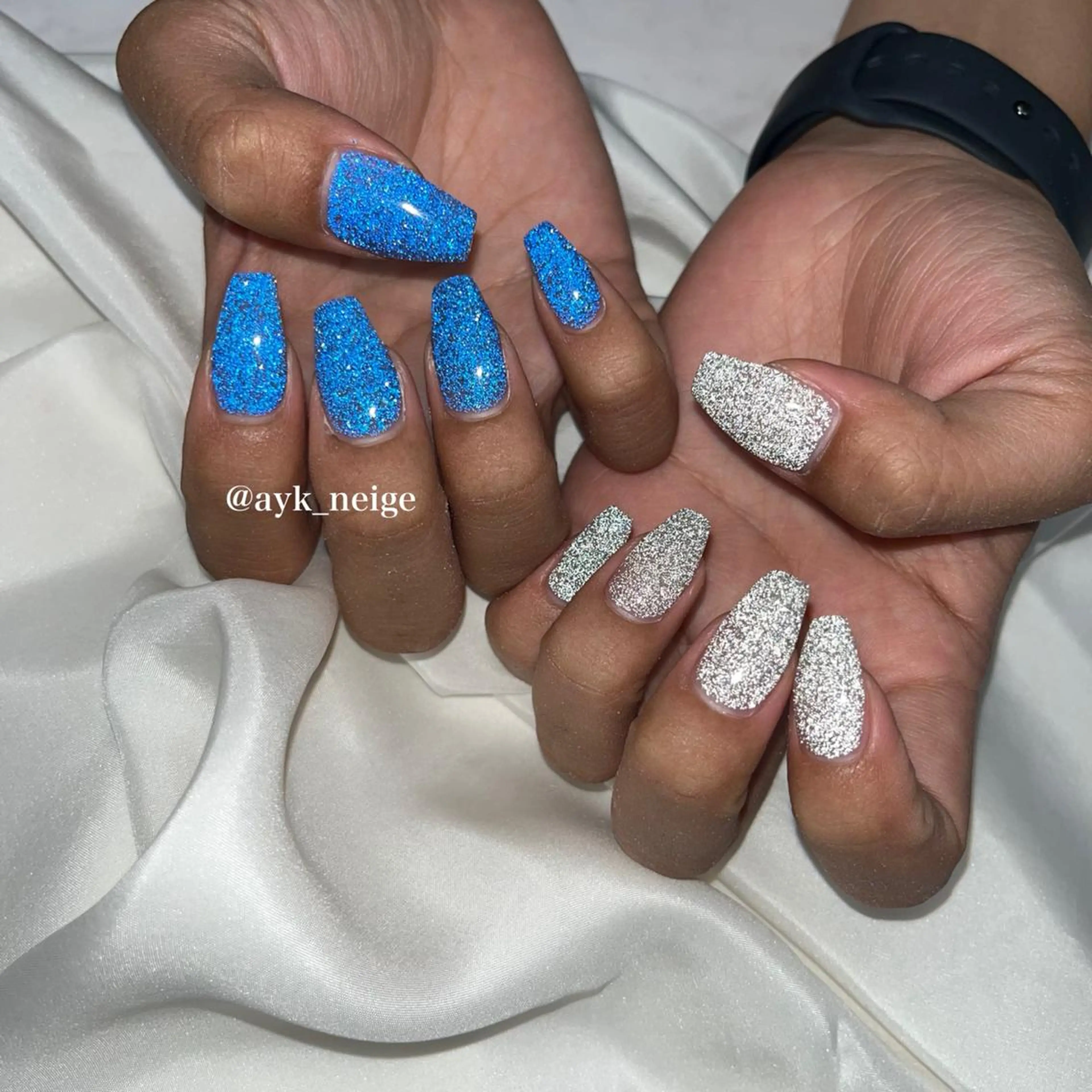 ネイル チークネイル フットネイル フレンチネイル ガラスフレンチ グラデーション n'eige nail所属・大谷 綾香のネイルデザイン