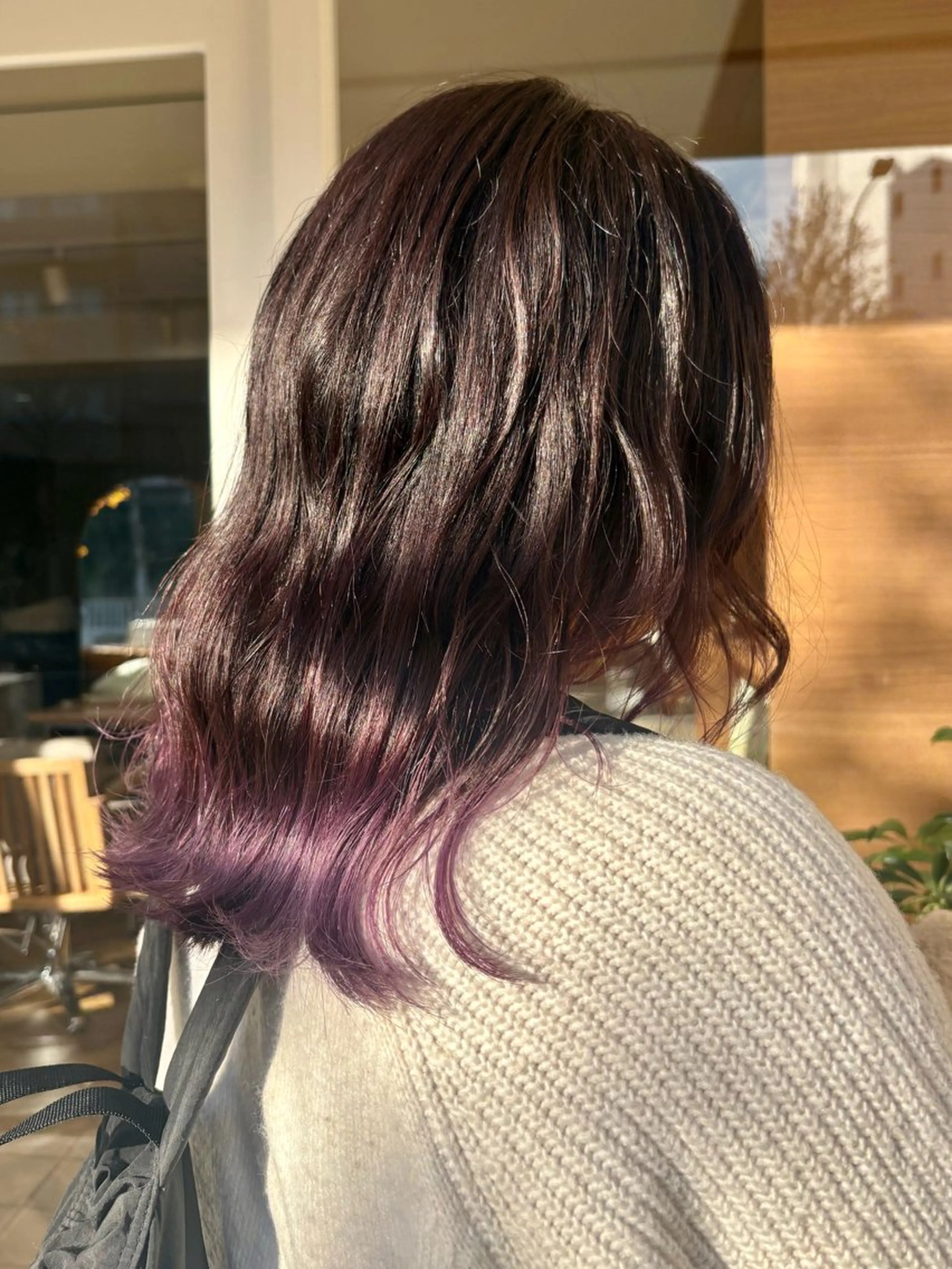 ミディアム カラー カット ヘアカラー HaKUmaison ノエ／久屋大通 高岳のヘアスタイル