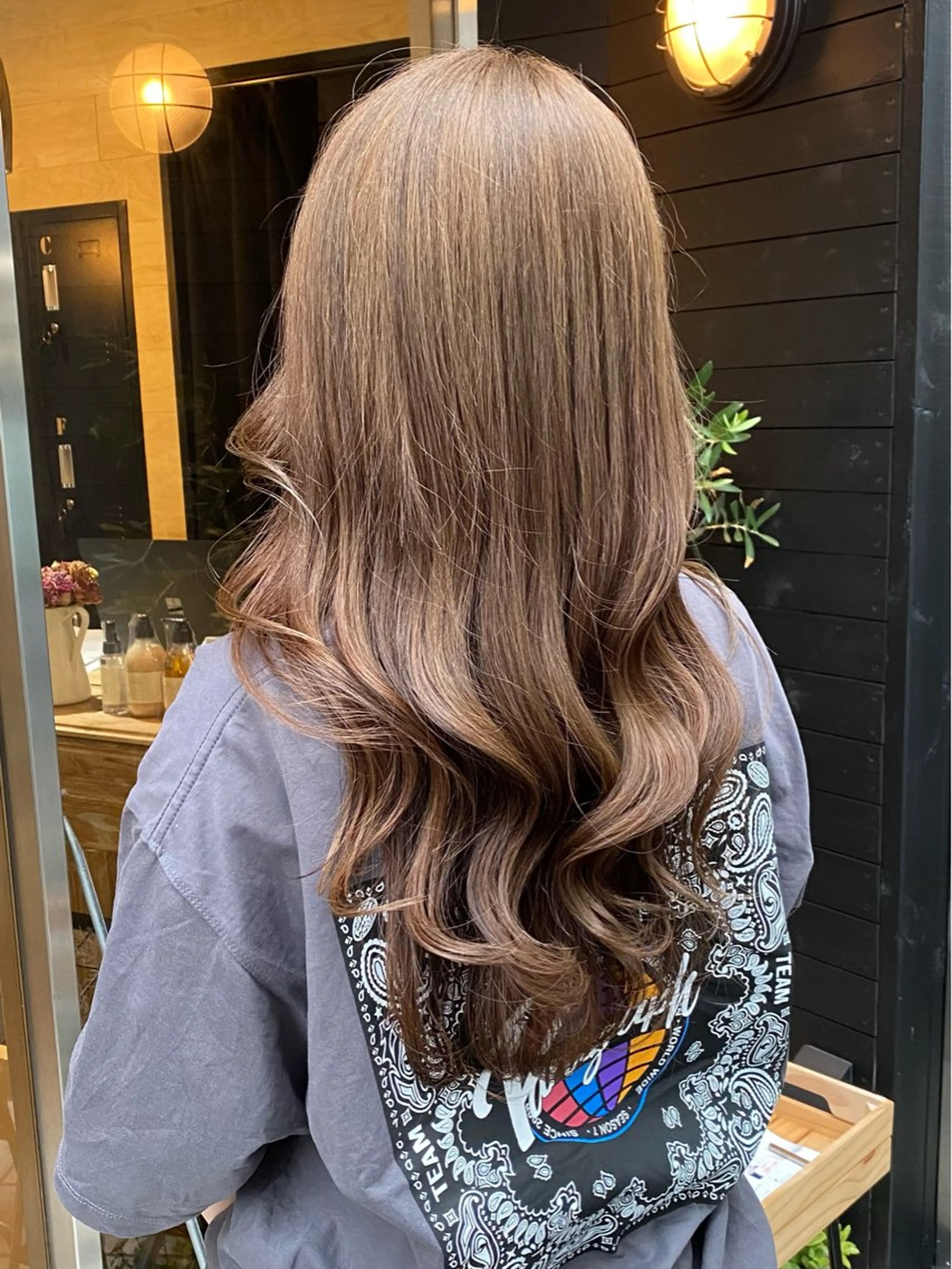 ロング カラー 梅田/寒色カラー/ まほのヘアスタイル