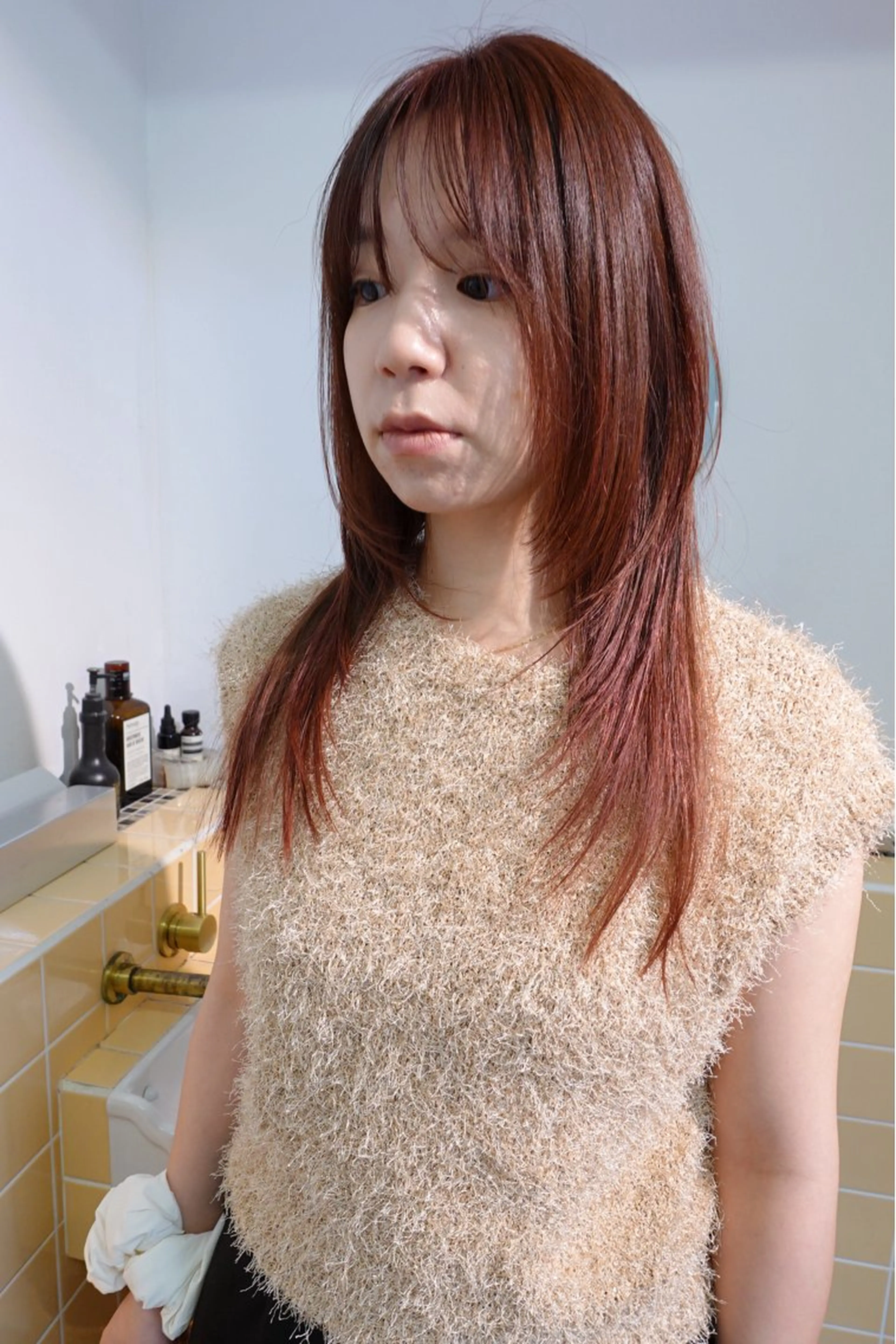 ロング カラー sakura🌸 レイヤー/韓国ヘアのヘアスタイル