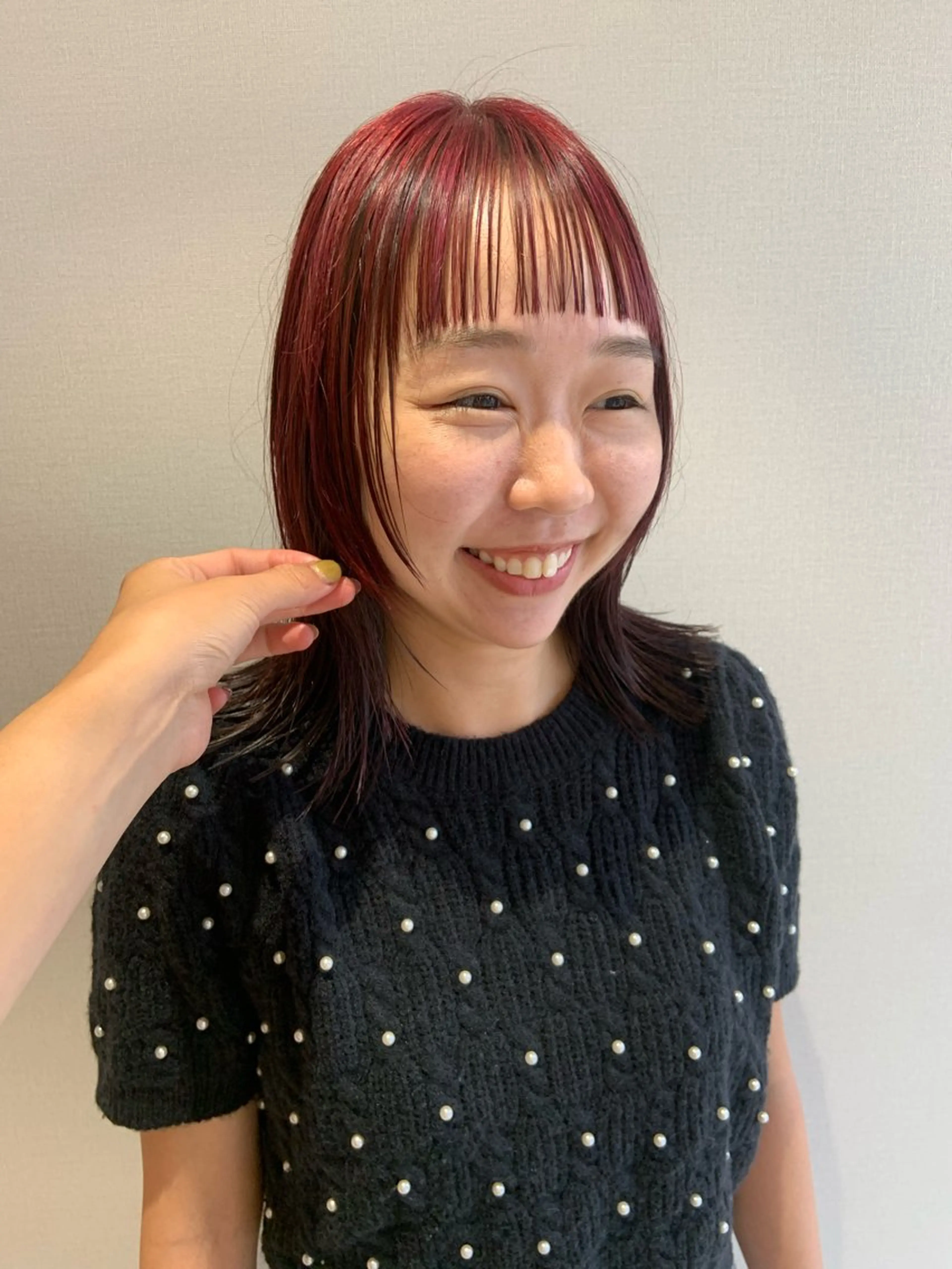 ミディアム 名駅/大人可愛い /艶髪/流音のヘアスタイル