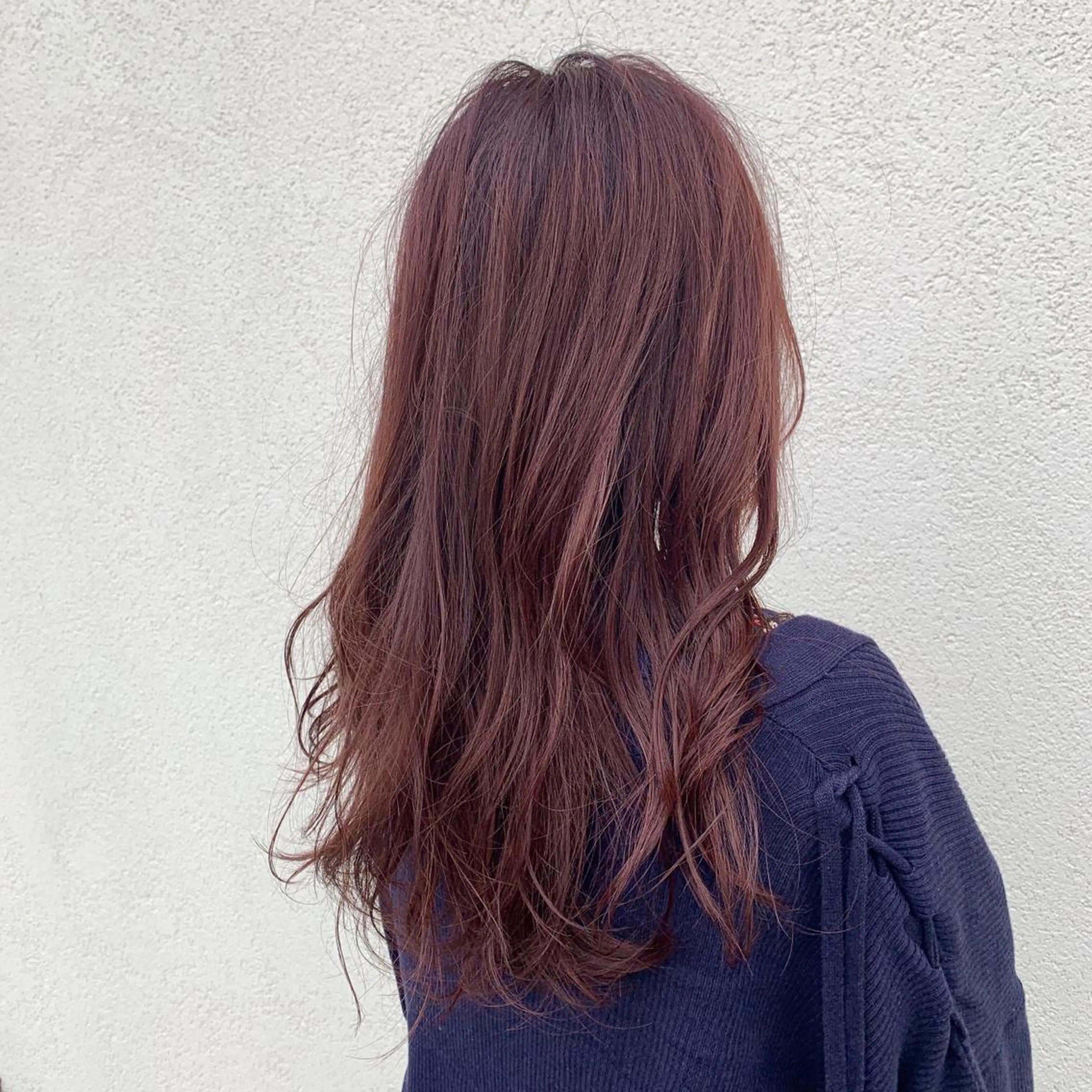 ロング カラー ピンクカラー レッドカラー wカラー 指名No1かけるのヘアスタイル