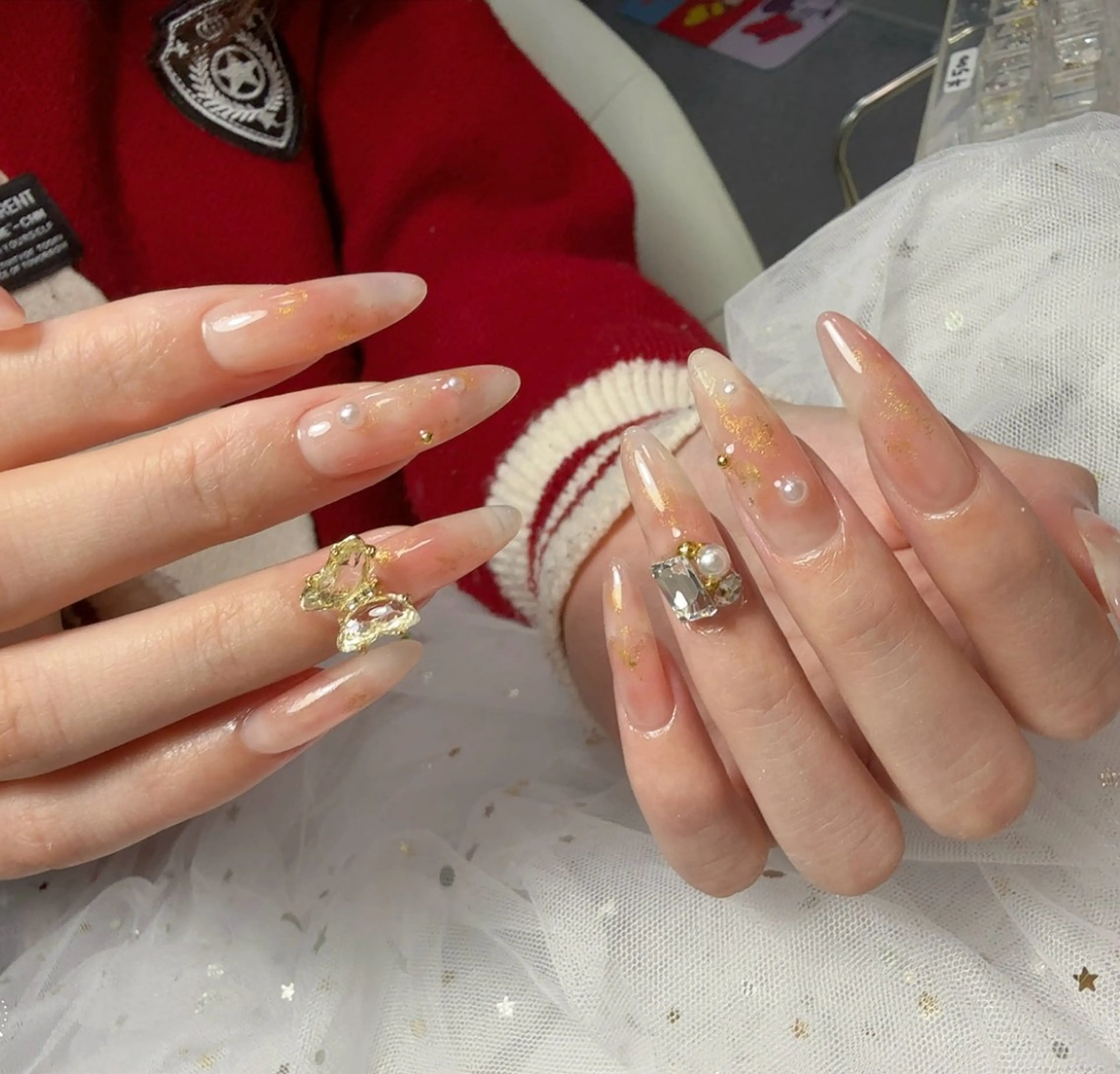 ネイル アートネイル フットネイル フレンチネイル ジェルネイル ニュアンスネイル ハンドネイル 桜 ネイルのネイルデザイン