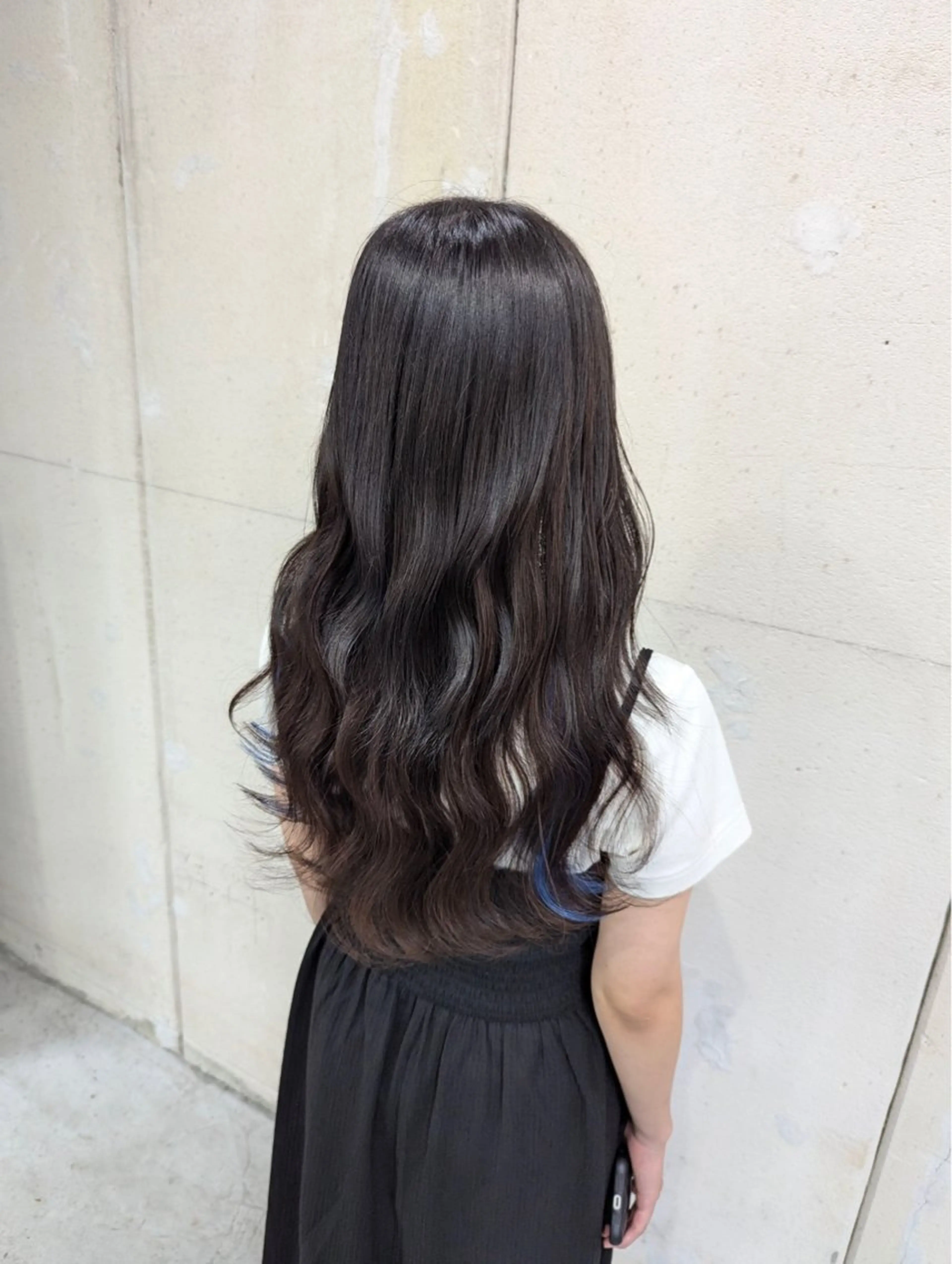 ロング カット エクステ EDeN まりなのヘアスタイル