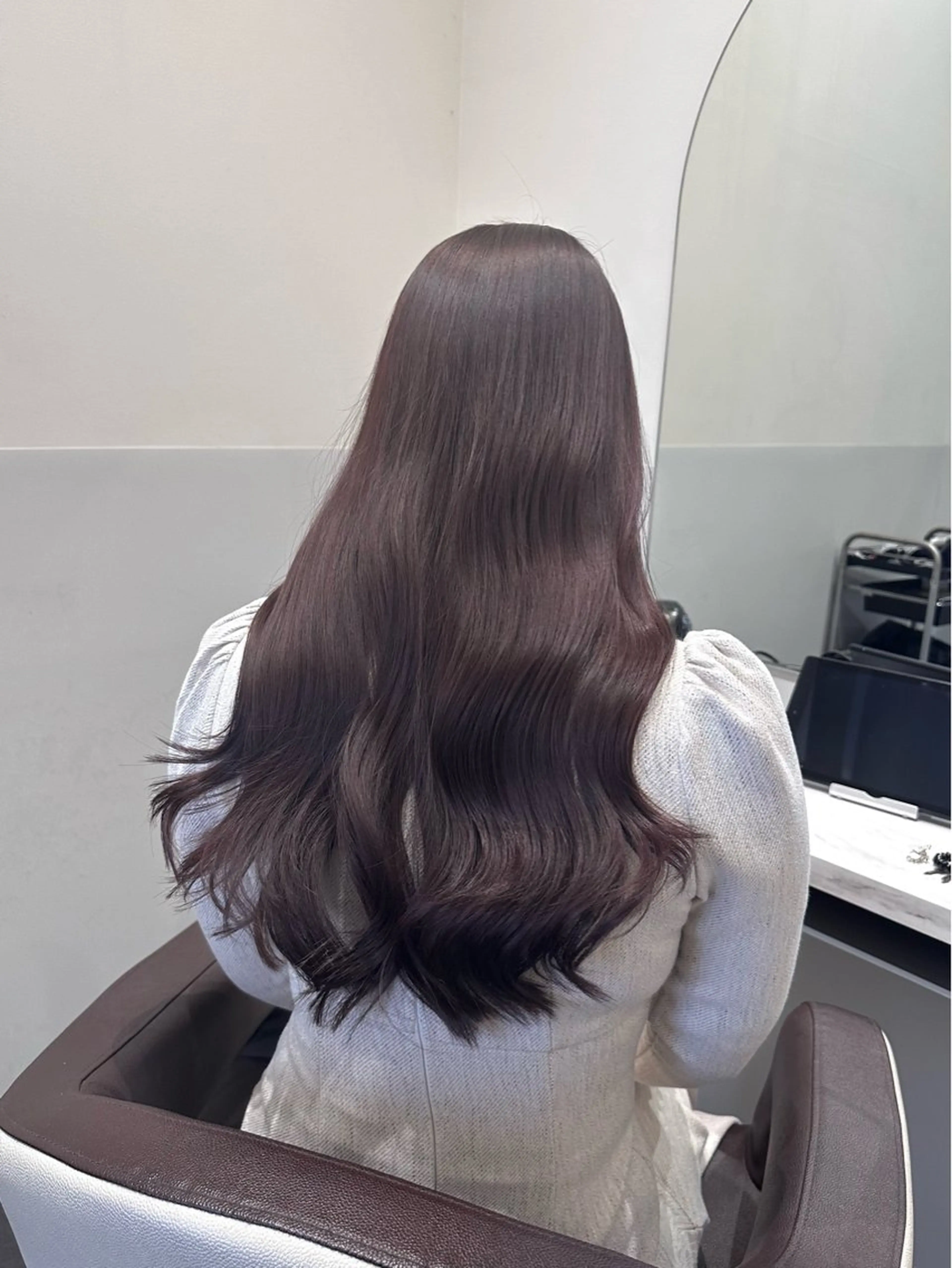 ロング カラー ブリーチ ラベンダーカラー ブリーチなしカラー カット ヘアカラー トリートメント LUMO所属・矢野 晃平のヘアスタイル