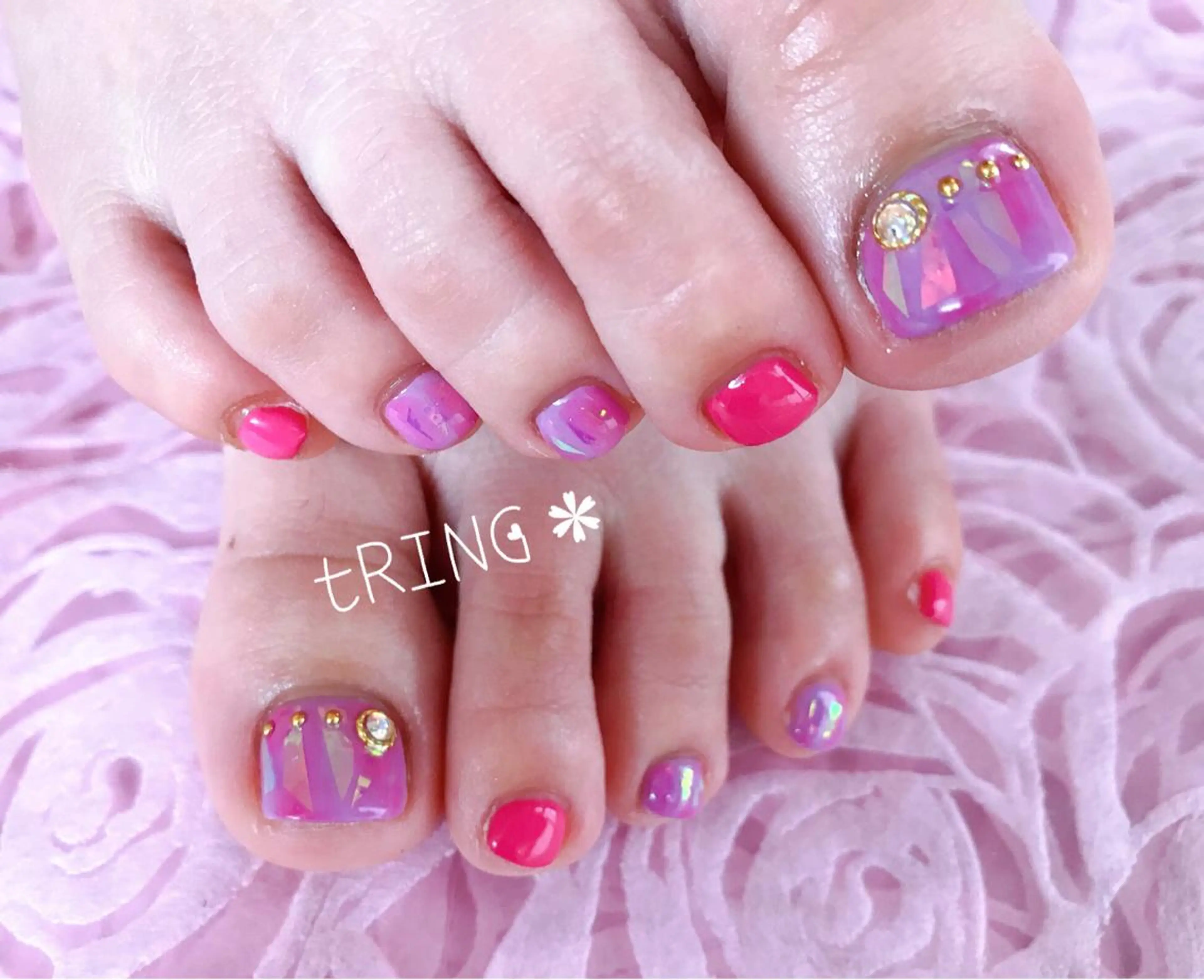 ネイル フットネイル tRING＊ しいの木台のネイルデザイン