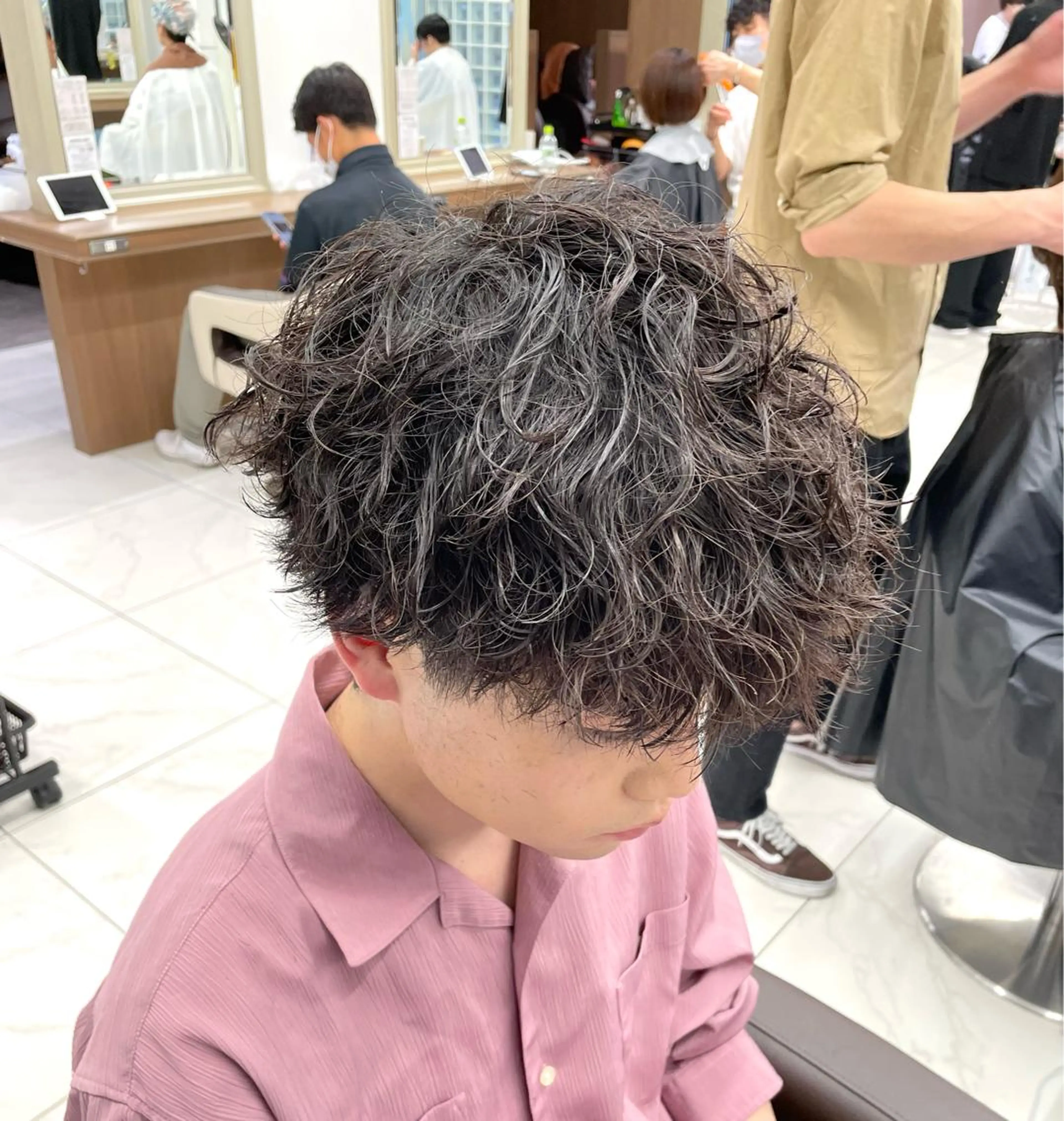 ショート パーマ メンズ 【メンズ特化】 池田大成✂︎のヘアスタイル