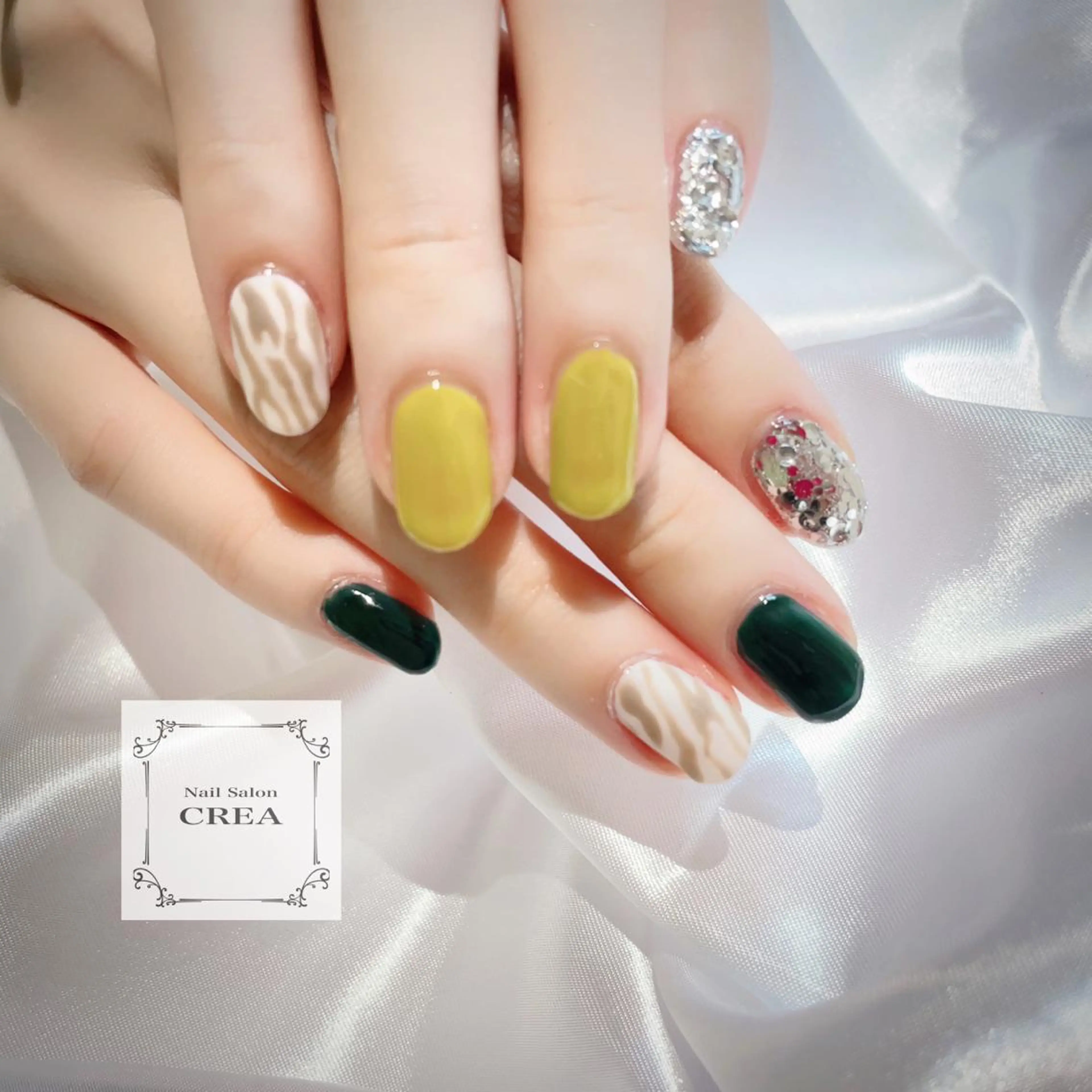 ネイル アニマル柄 ジェルネイル NailSalon CREAのネイルデザイン