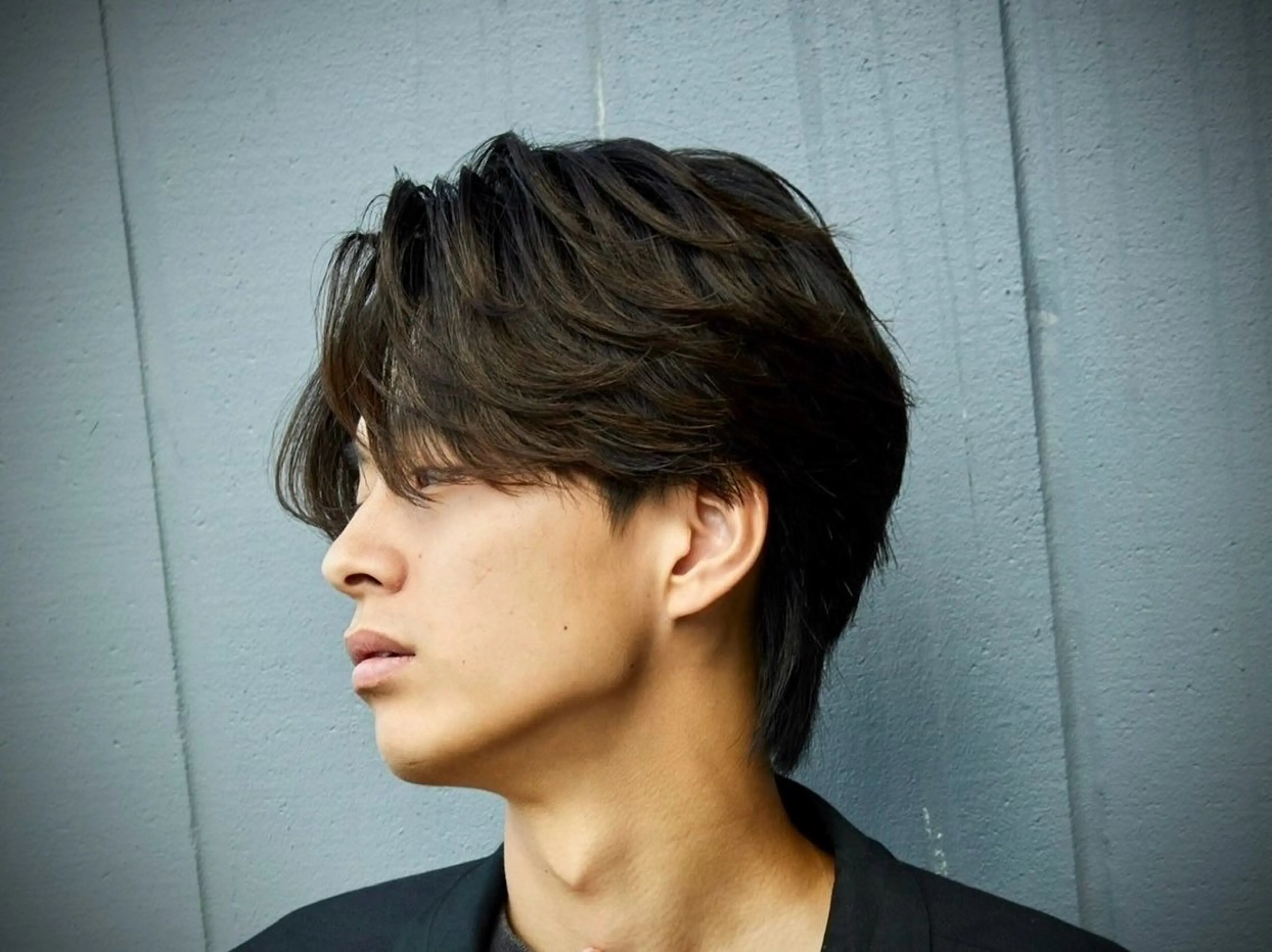 ミディアム パーマ メンズ カット パーマ トリートメント ヘアセット メンズショート美容師 💈高橋和真💈のヘアスタイル