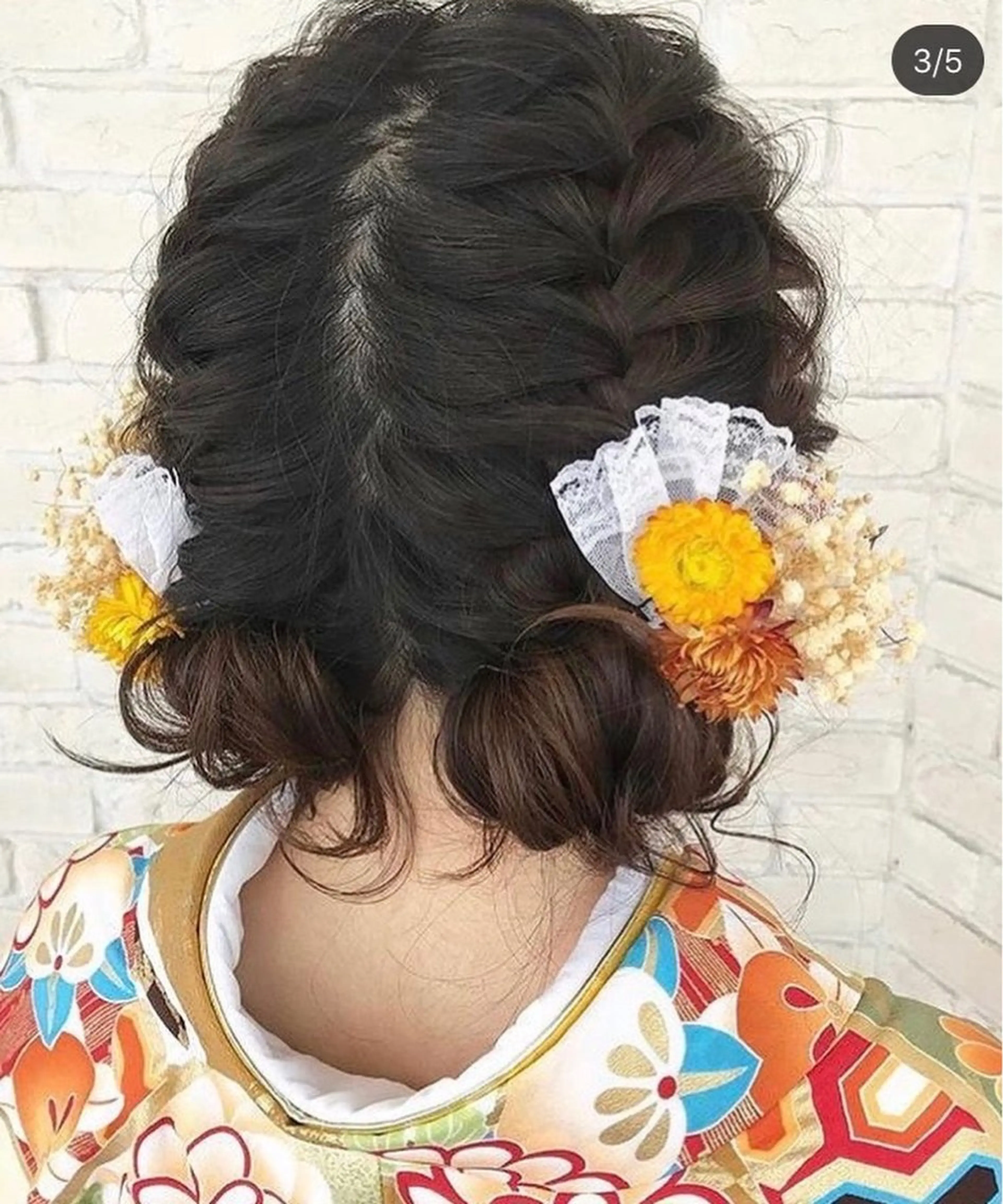 ヘアアレンジ 着物ヘア 卒業式のヘアスタイル 白髪ぼかしハイライト 着付けヘアアレンジのその他イメージ