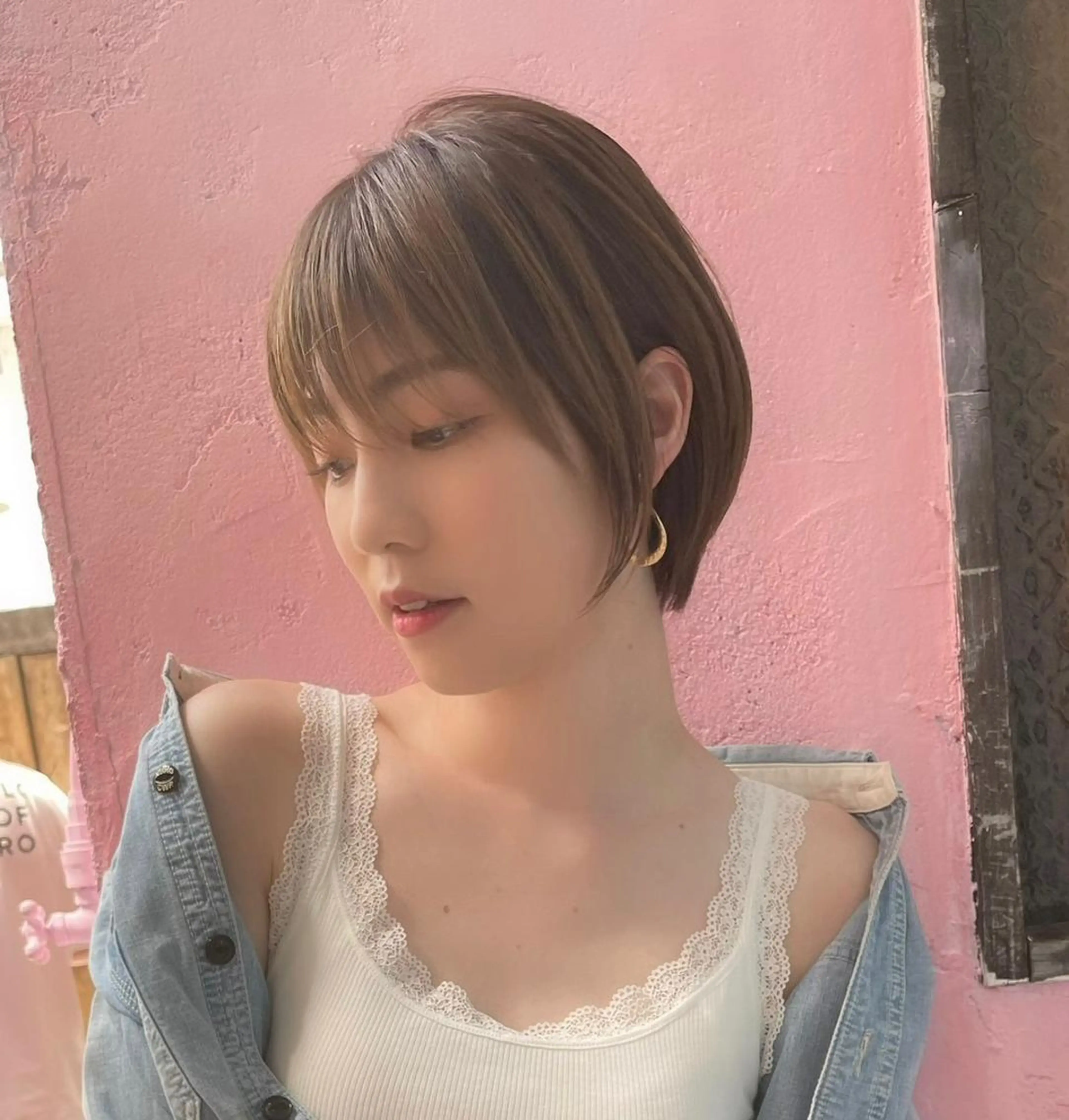 ショート カラー ショートヘア 【池袋店 店長】伊藤 昂樹/曲がる縮毛矯正のヘアスタイル