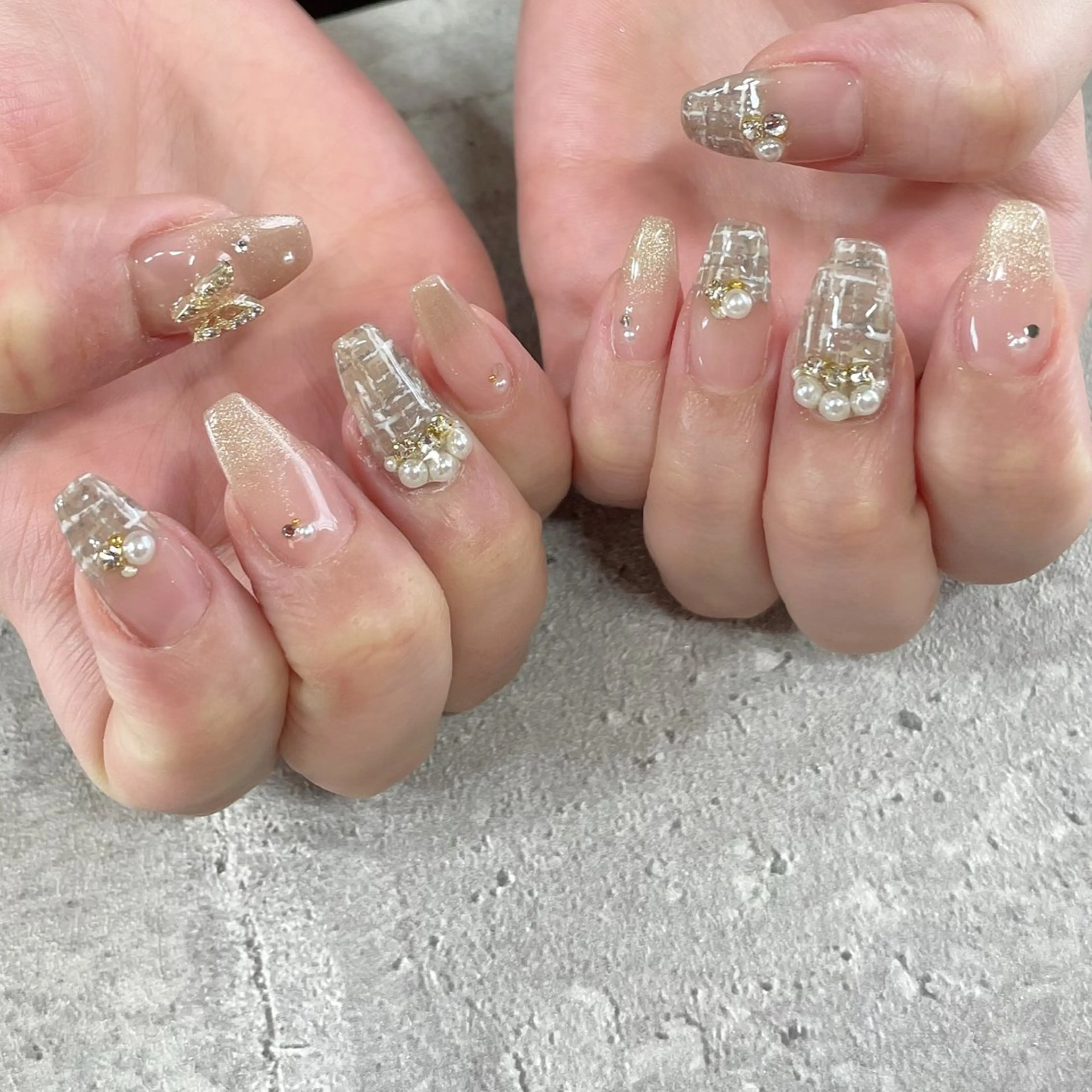 ネイル ジェルネイル 東 千夏のネイルデザイン