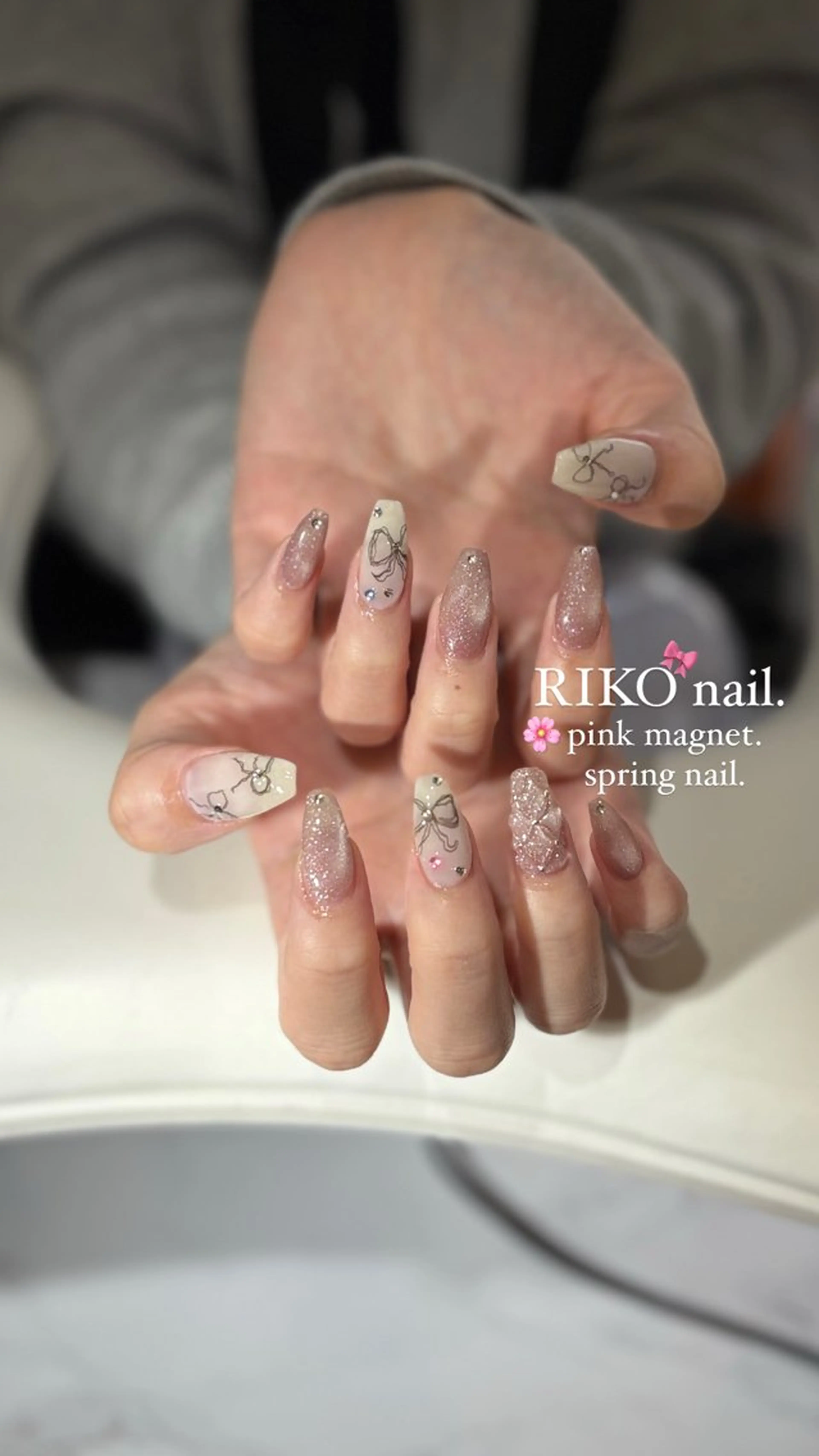 ネイル 春ネイル nail salon Uran.のネイルデザイン