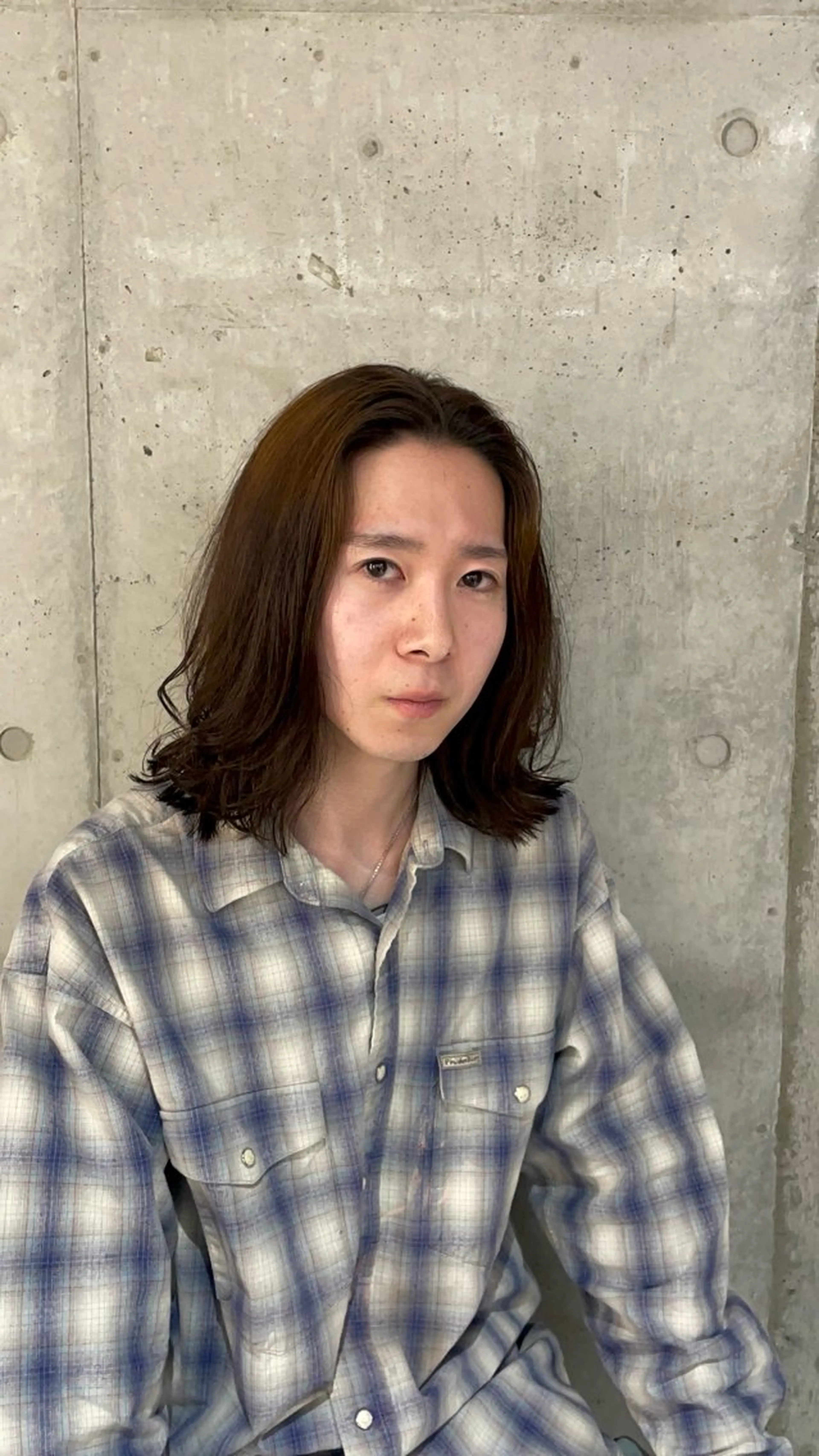 ミディアム パーマ ミディアムパーマ ボブ カット パーマ ZENKO青山店所属・岩崎 唯人のヘアスタイル