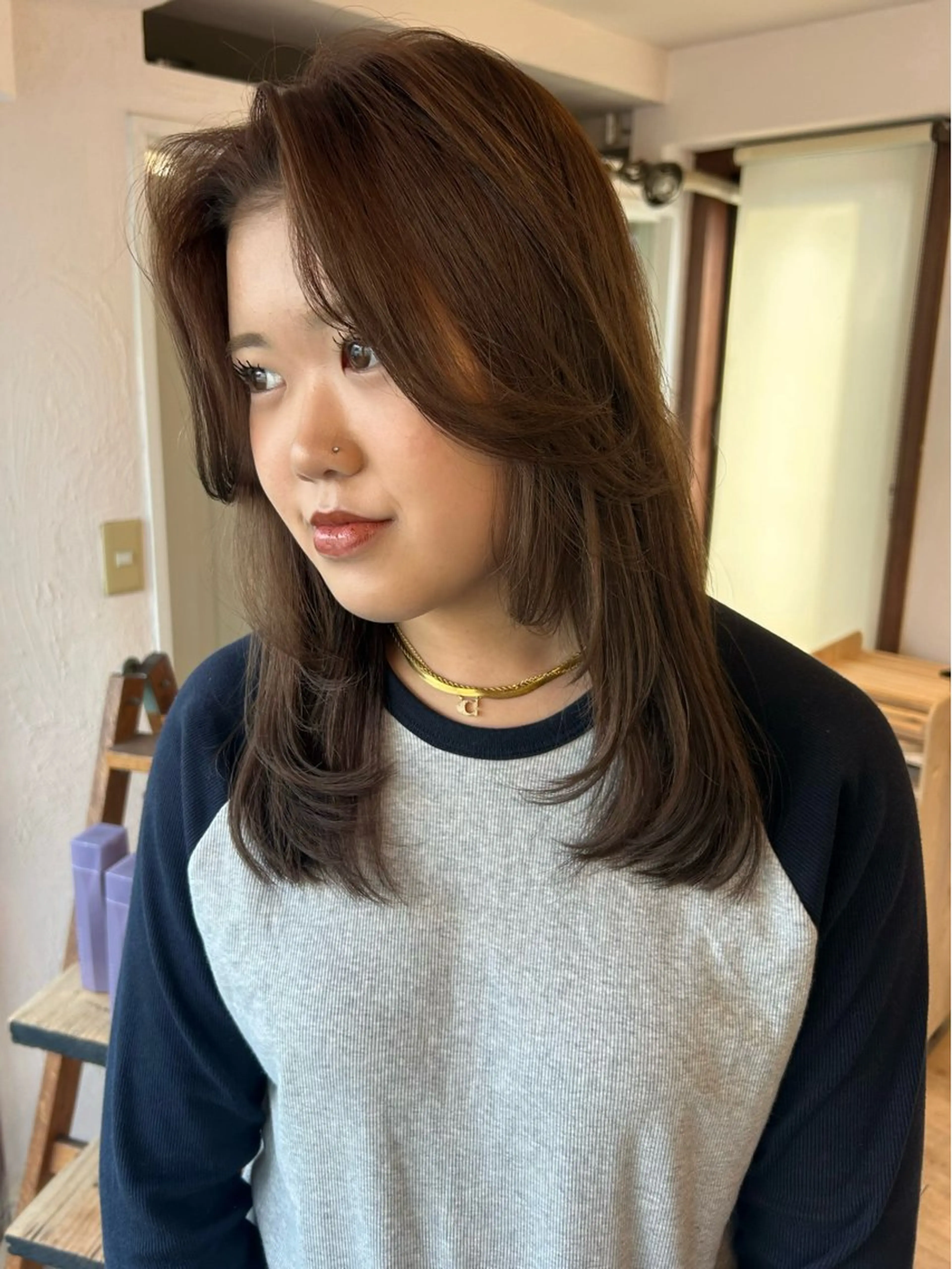 顔わまり＋前髪カットの写真