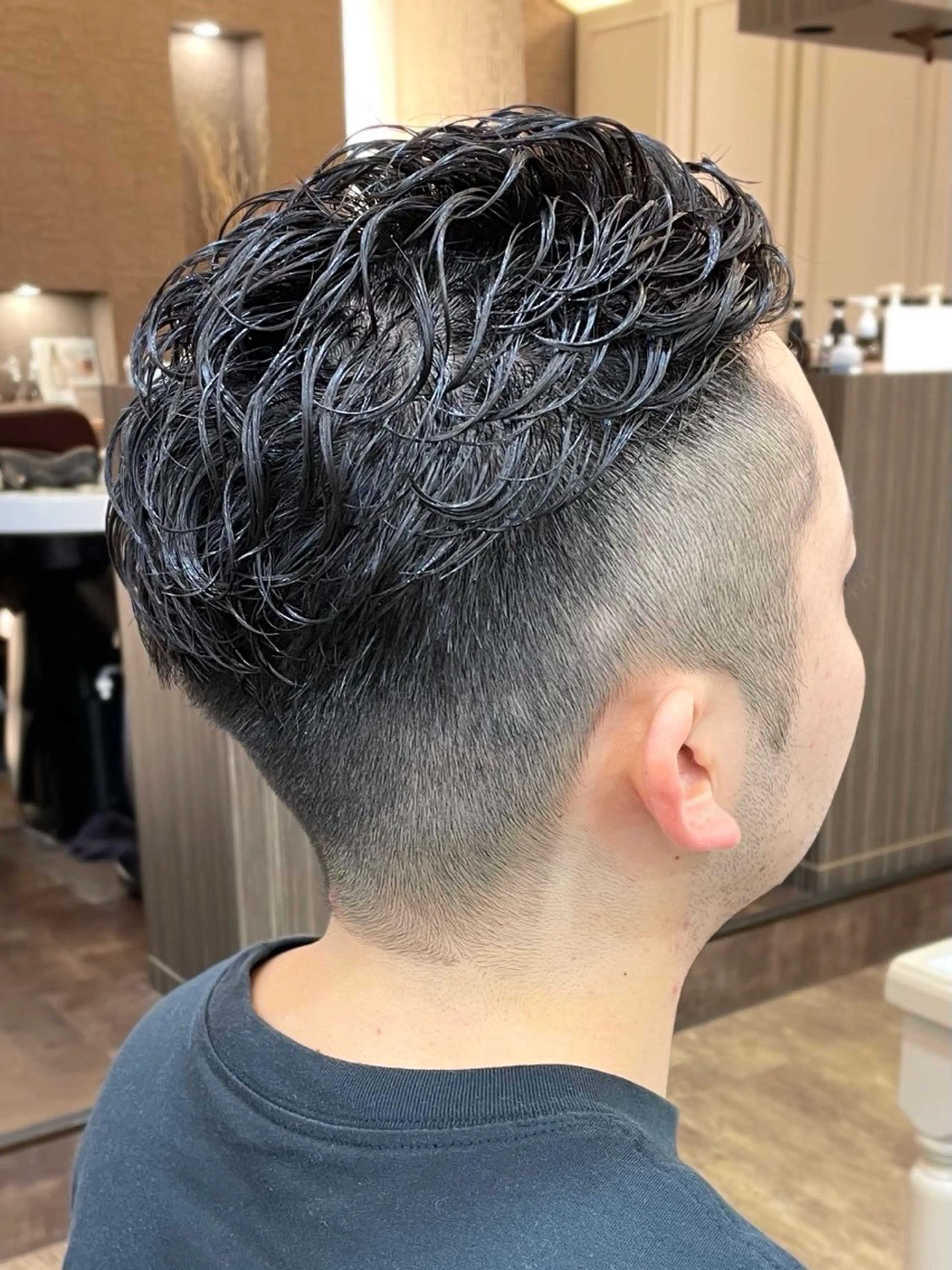 ショート パーマ メンズ カット パーマ トリートメント メンズパーマ🌀/ 中村郁未のヘアスタイル