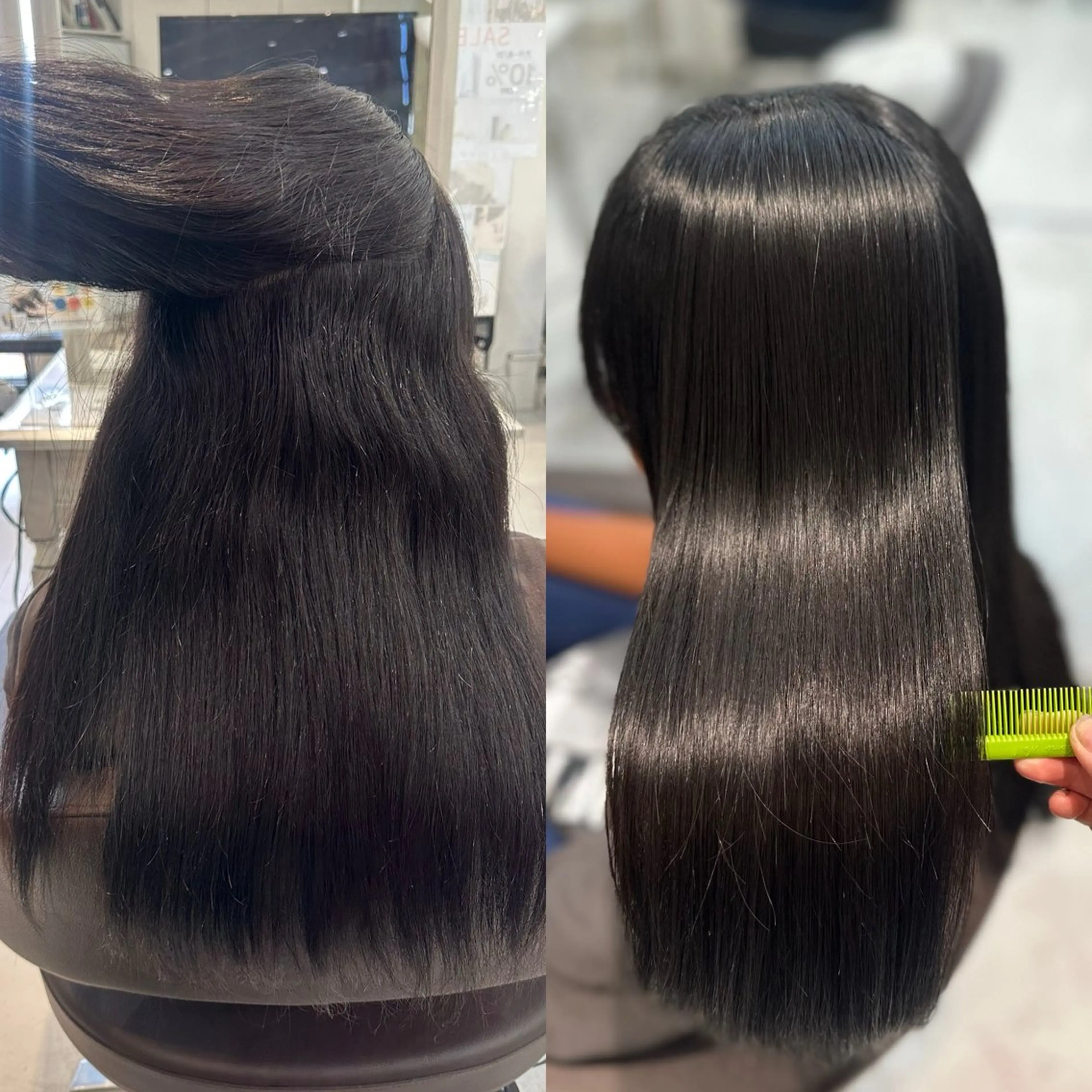 ロング 山崎結菜 🫧透明感カラーのヘアスタイル