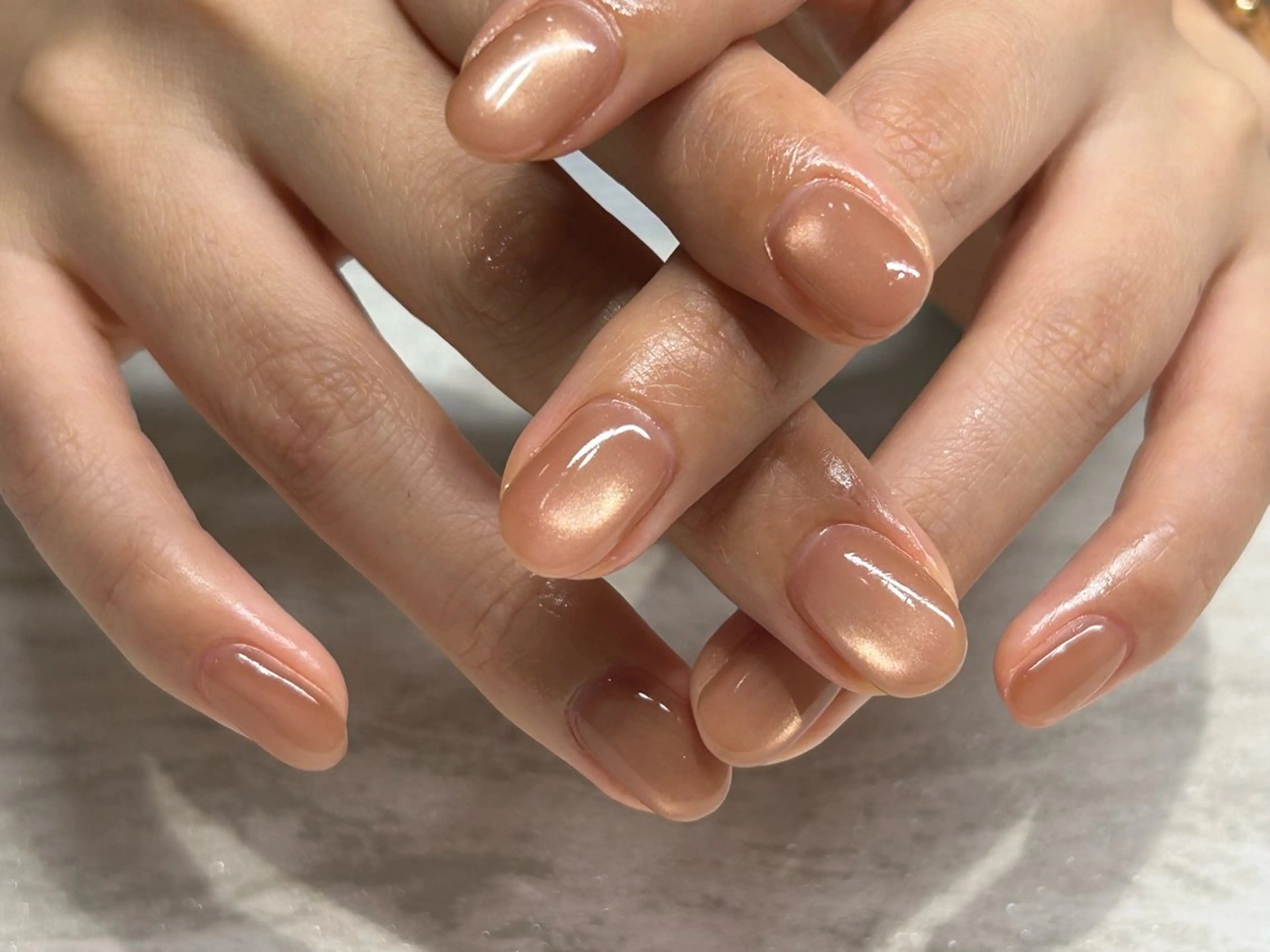 ネイル マグネットネイル ワンカラーネイル ハンドネイル *sofa八王子店* Akaneのネイルデザイン