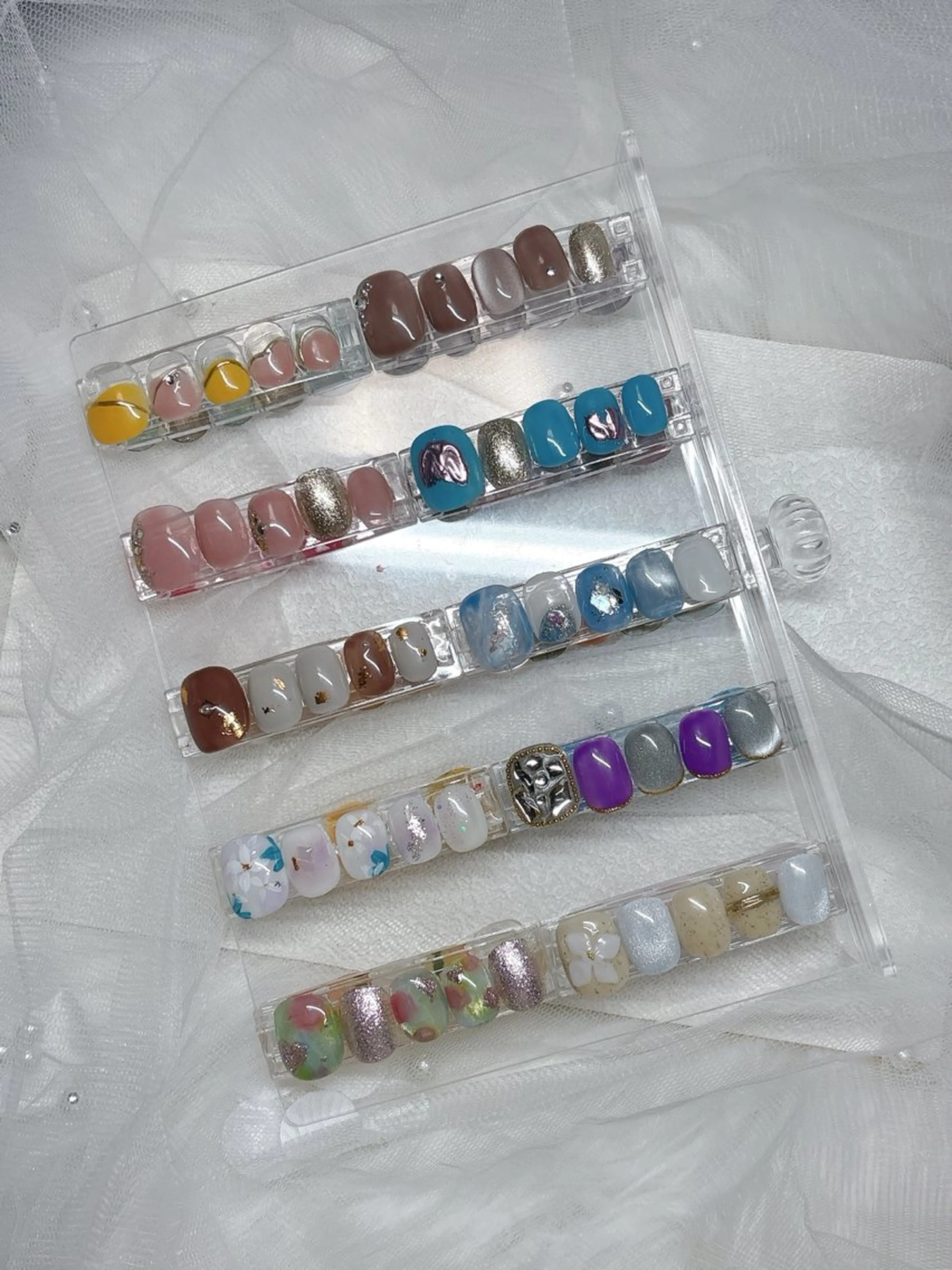 ネイル ハンドネイル PLUM  BELL 横浜自宅ネイルのネイルデザイン