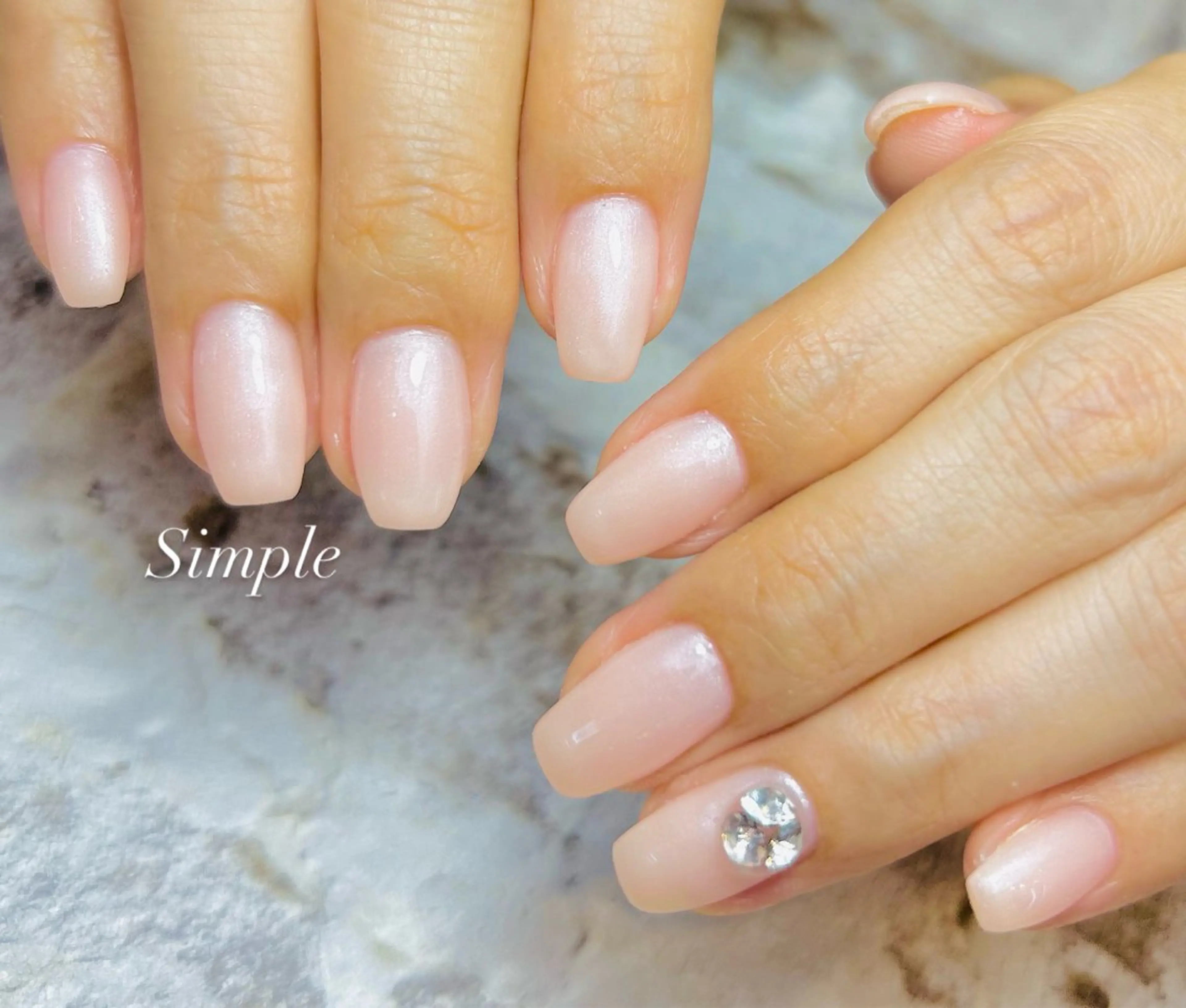 ネイル ワンカラーネイル ネイルサロンmuumii所属・東十条muumii ネイルまつ毛のネイルデザイン