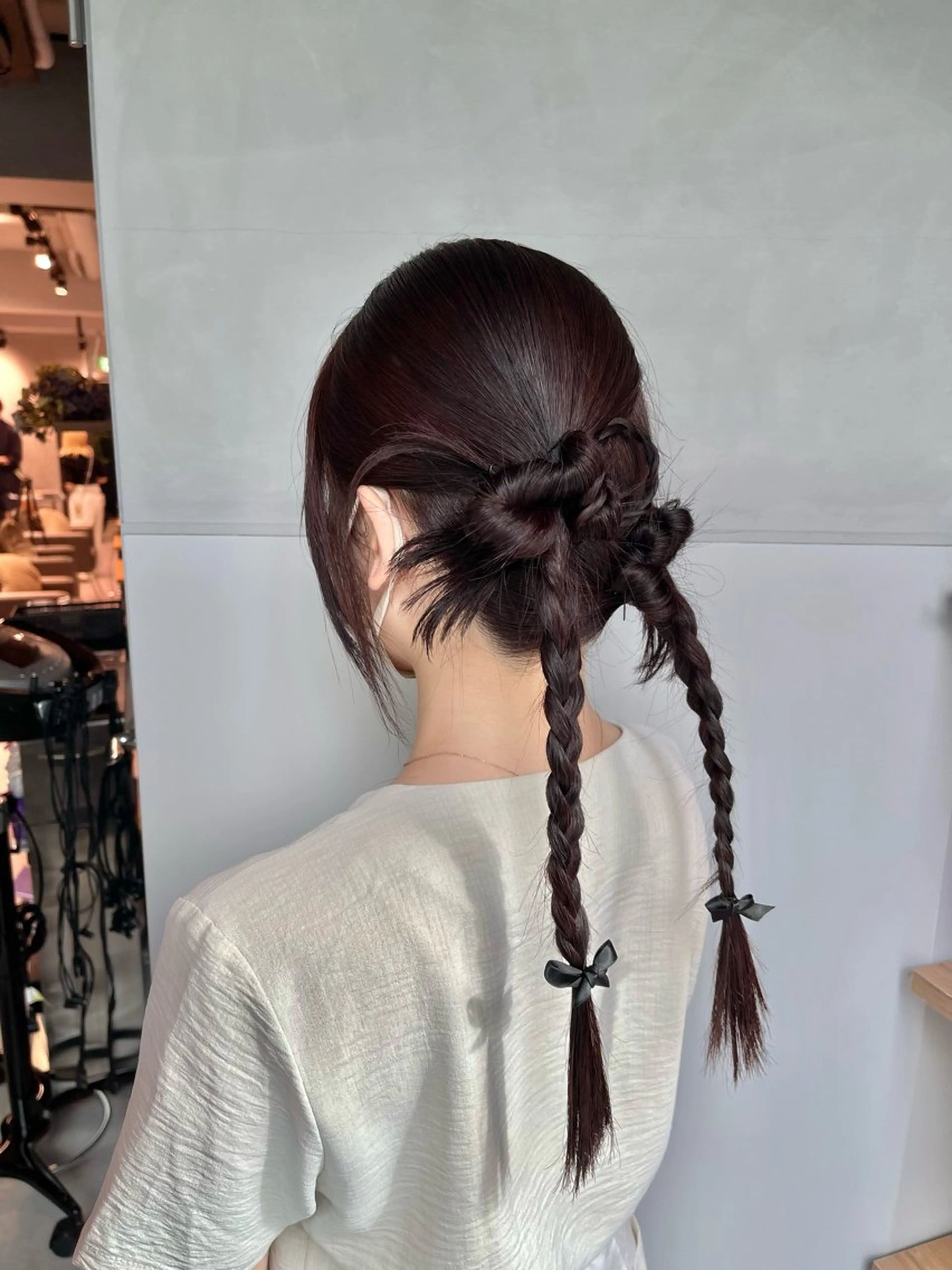 ヘアアレンジ 結婚式・ブライダル デート 卒業式のヘアスタイル ヘアセット charm《銀座》 ヘアセット/縮毛矯正のヘアスタイル