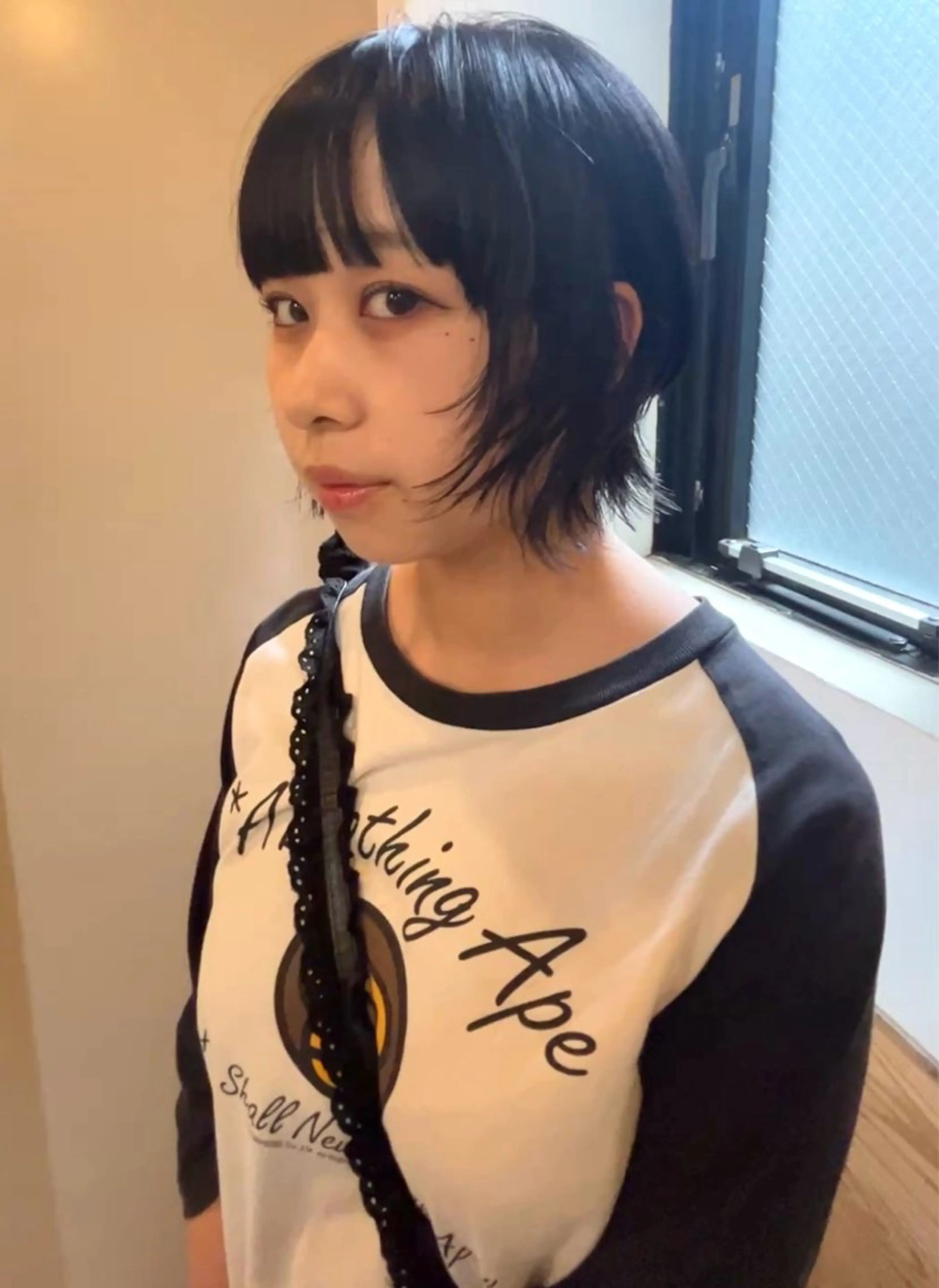 ショート ボブ レイヤーカット ルシア東三国店所属・akane 東三国のヘアスタイル