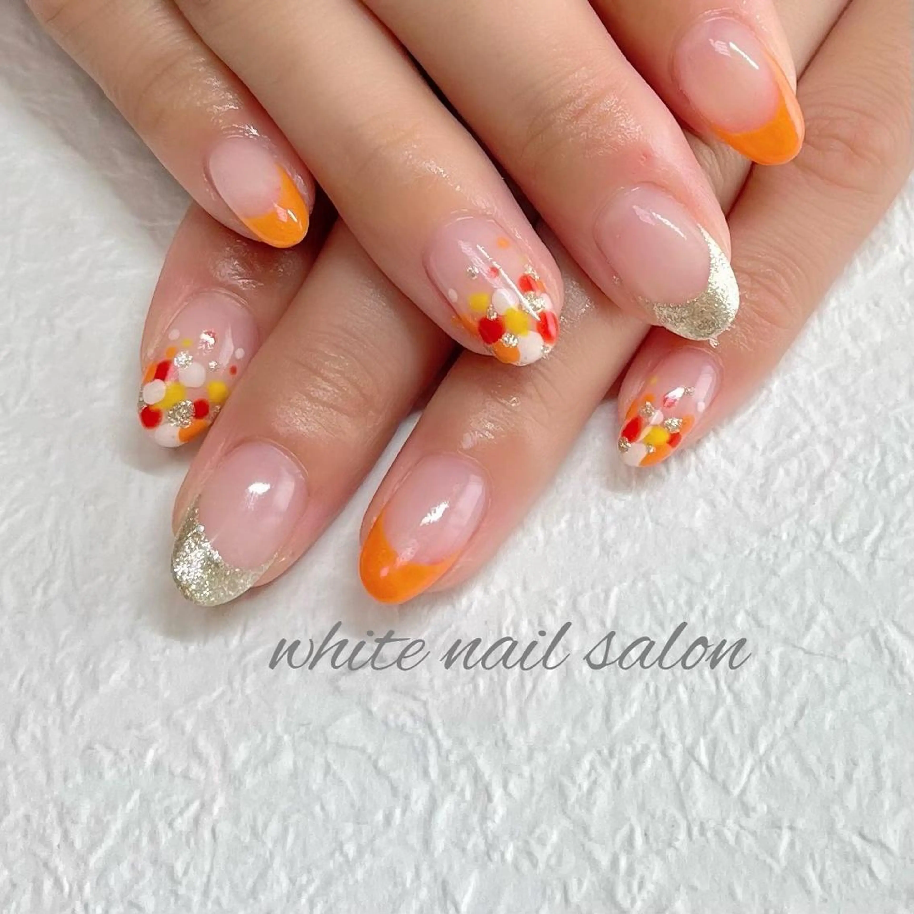 ネイル フットネイル ジェルネイル ハードジェル ラメ(グリッター) 持ち込み ハンドネイル white nail salonのネイルデザイン