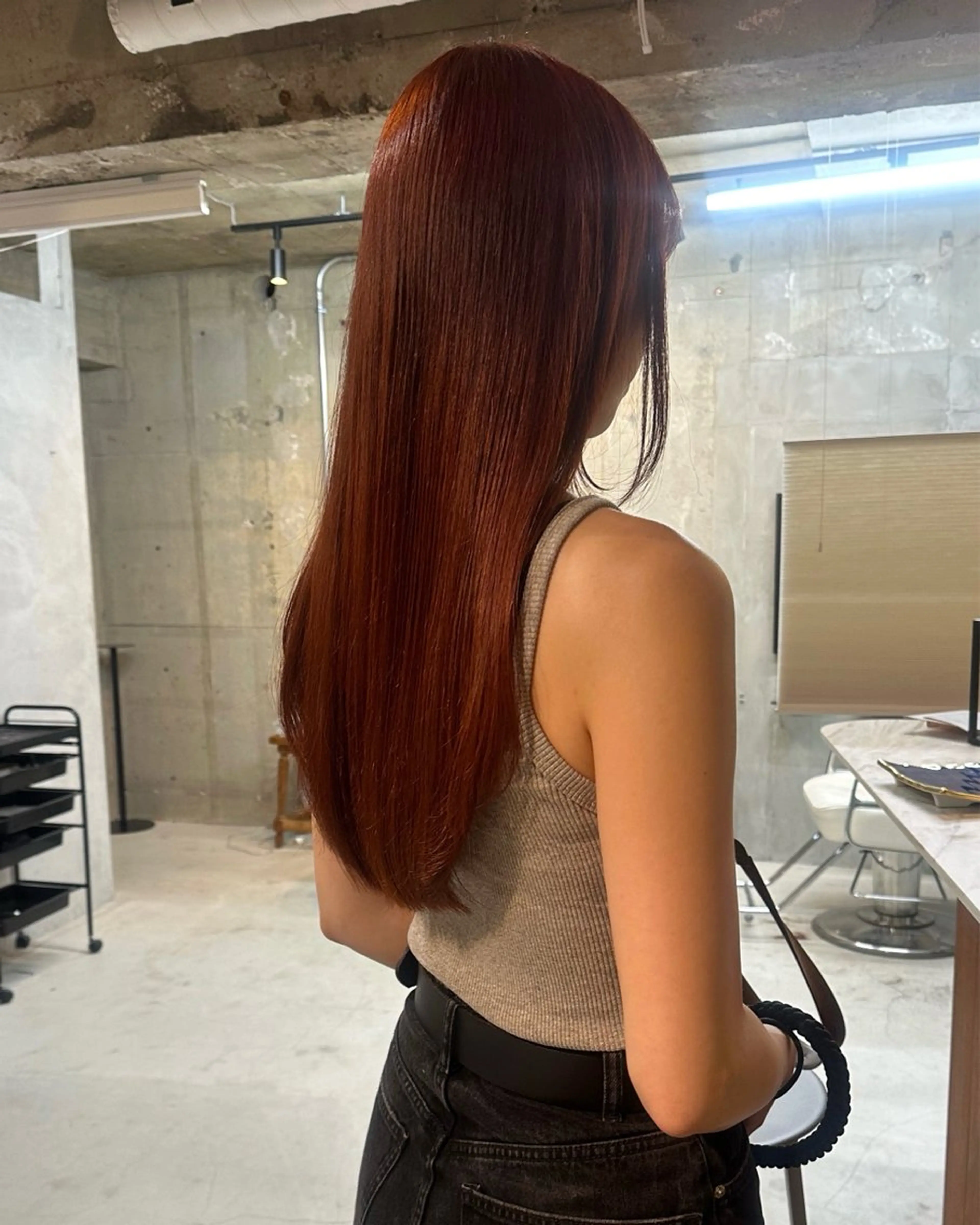 ロング カラー カット ヘアカラー トリートメント 暖色カラー/レイヤー 🌙 オノユリカのヘアスタイル