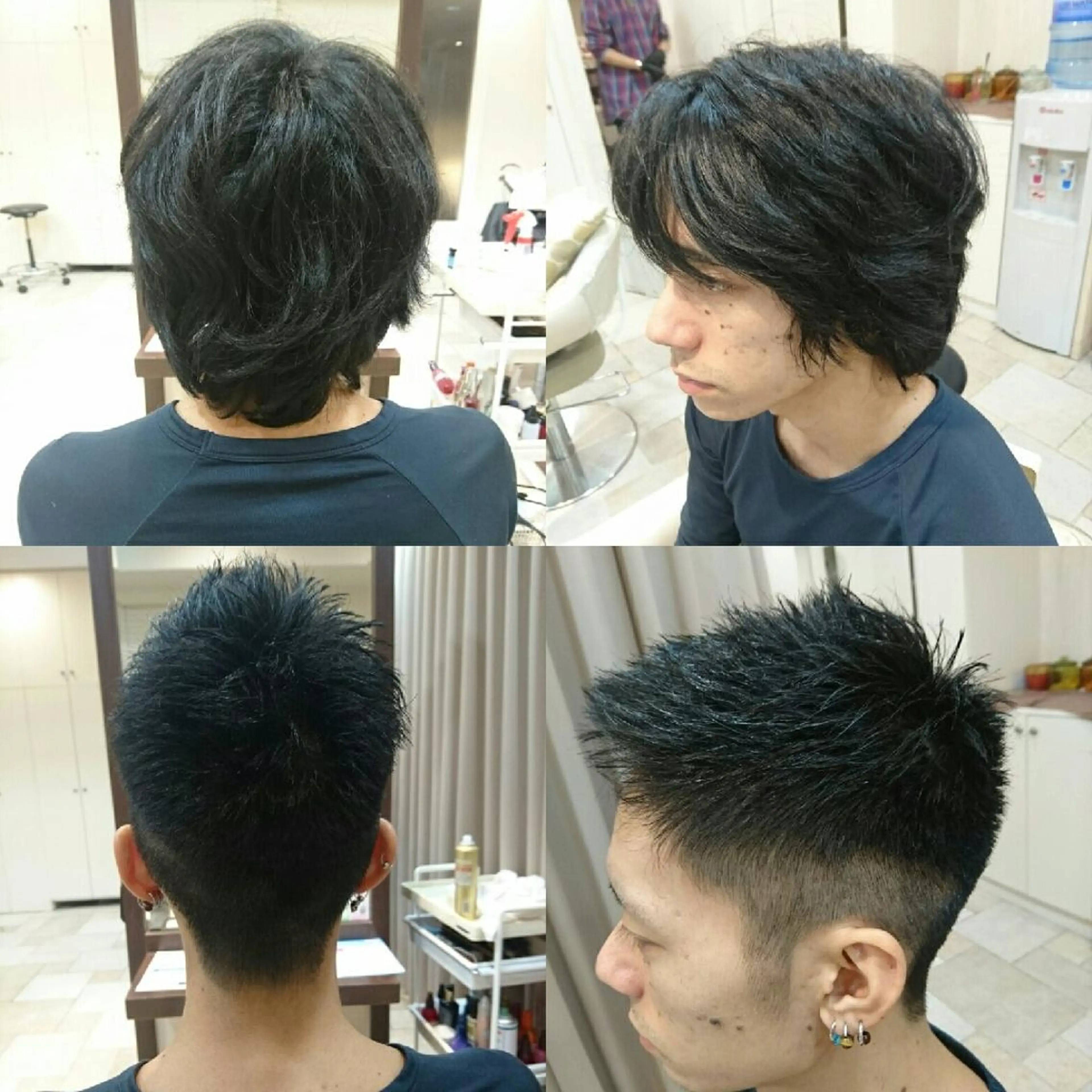 ショート メンズ タッセルボブ× 美髪・髪質改善のヘアスタイル