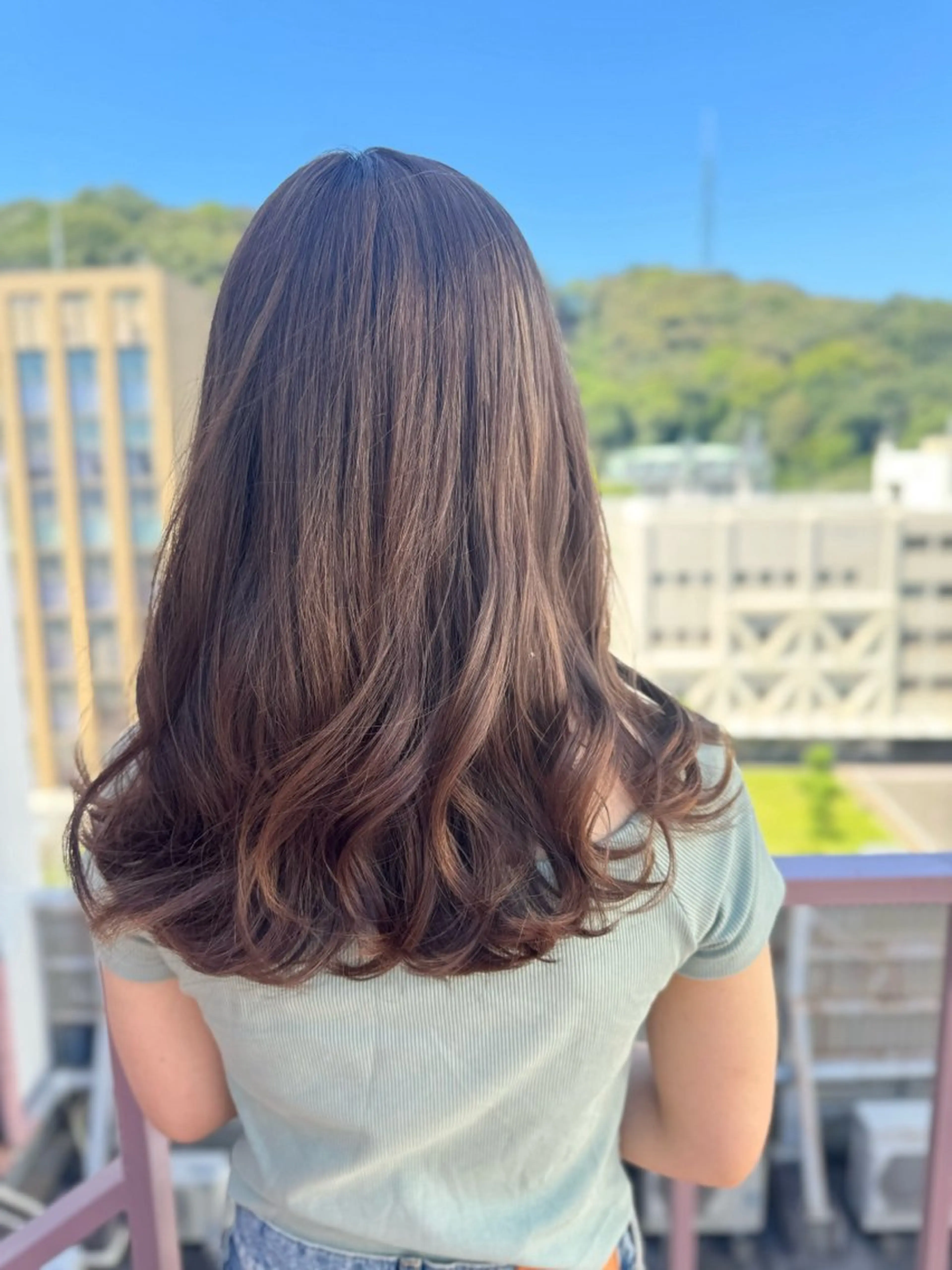 セミロング カラー ベージュカラー ヘアカラー Viage （ビアージュ）のヘアスタイル