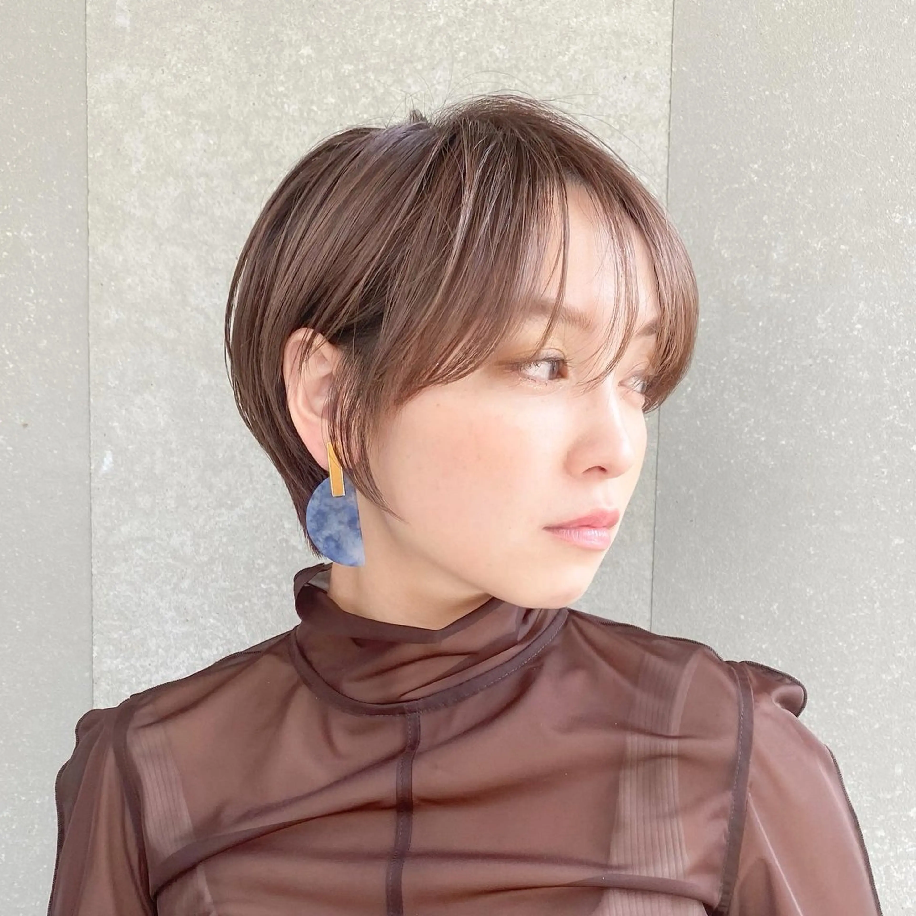 ショート カラー カット ヘアカラー トリートメント 似合わせ/小顔カット 🔷山方直也のヘアスタイル